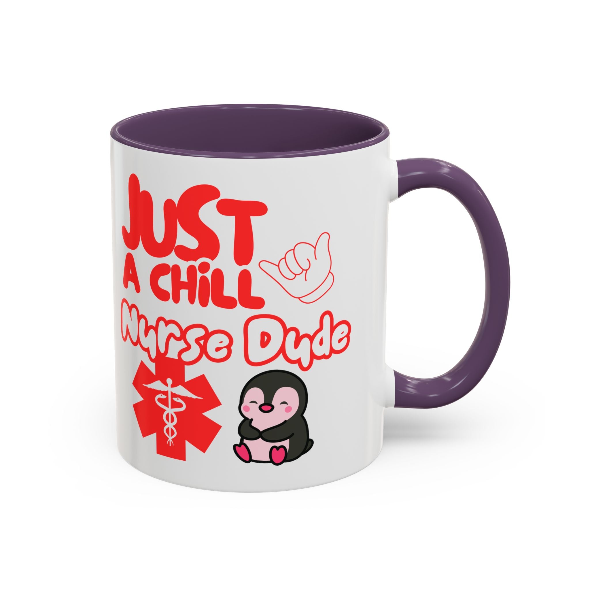 Chill Nurse Dude Insulated Medical Travel Mug 11/15oz(Red|White)Travel Mug For Medical Professionals| Healthcare Travel Cup For Men|