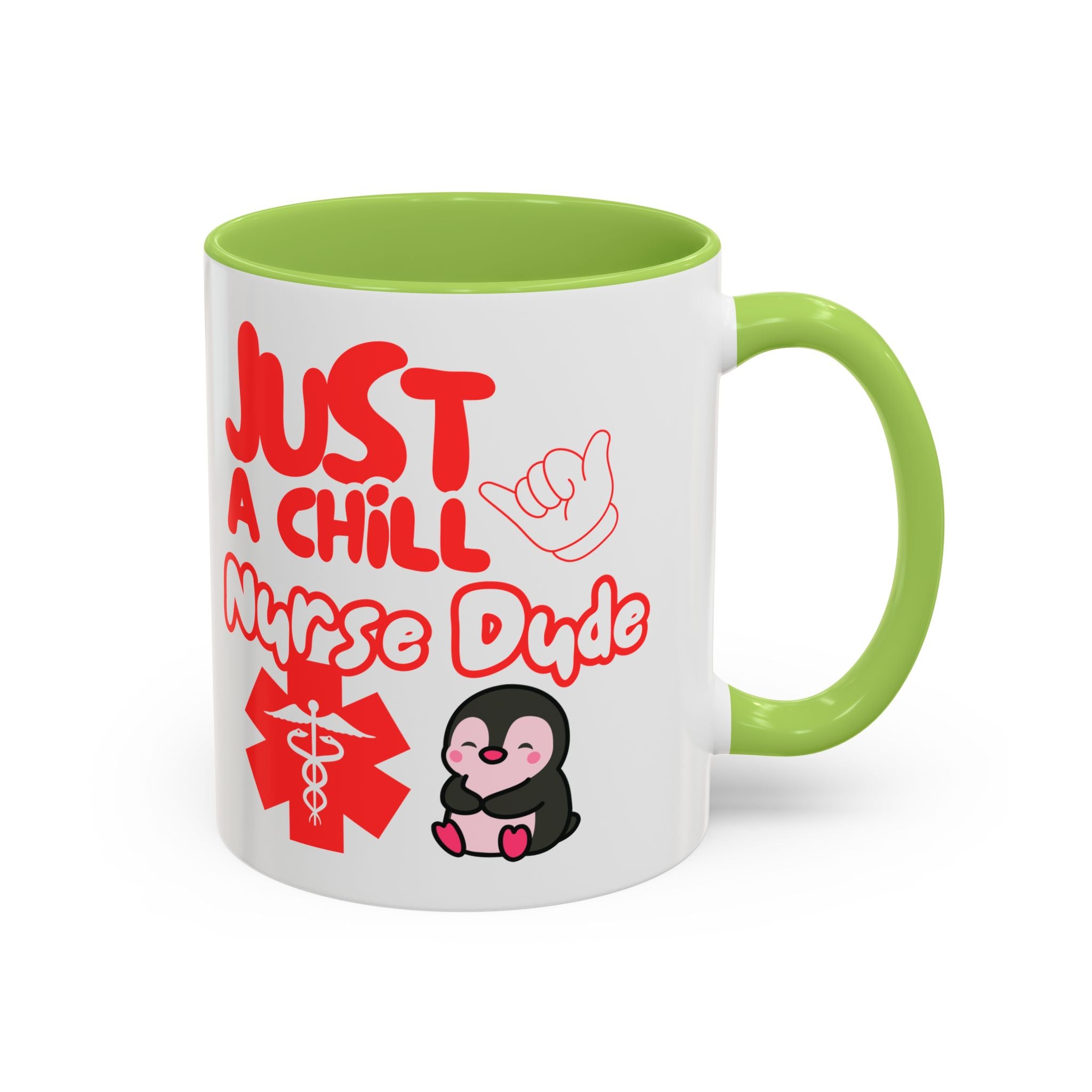 Chill Nurse Dude Insulated Medical Travel Mug 11/15oz(Red|White)Travel Mug For Medical Professionals| Healthcare Travel Cup For Men|