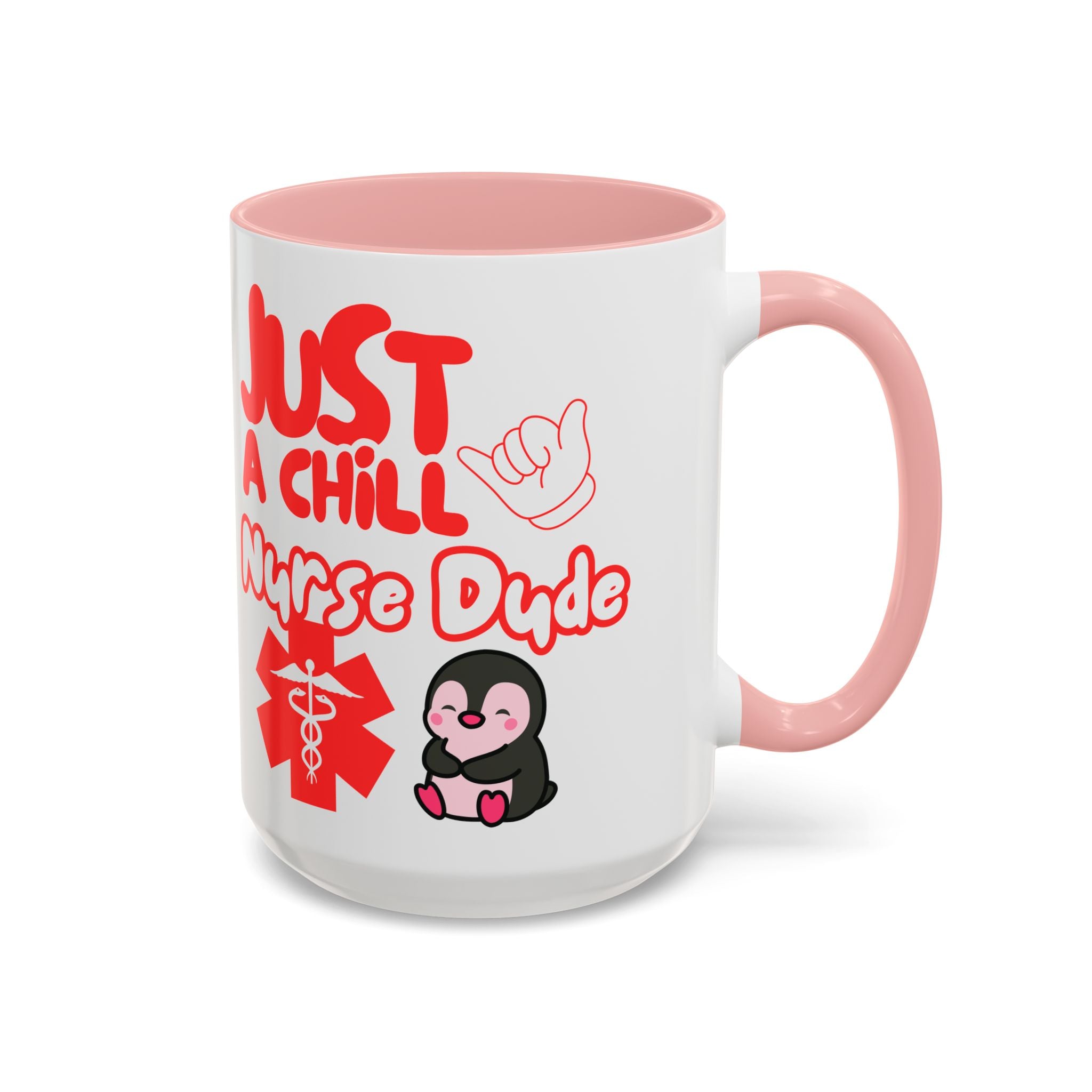 Chill Nurse Dude Insulated Medical Travel Mug 11/15oz(Red|White)Travel Mug For Medical Professionals| Healthcare Travel Cup For Men|