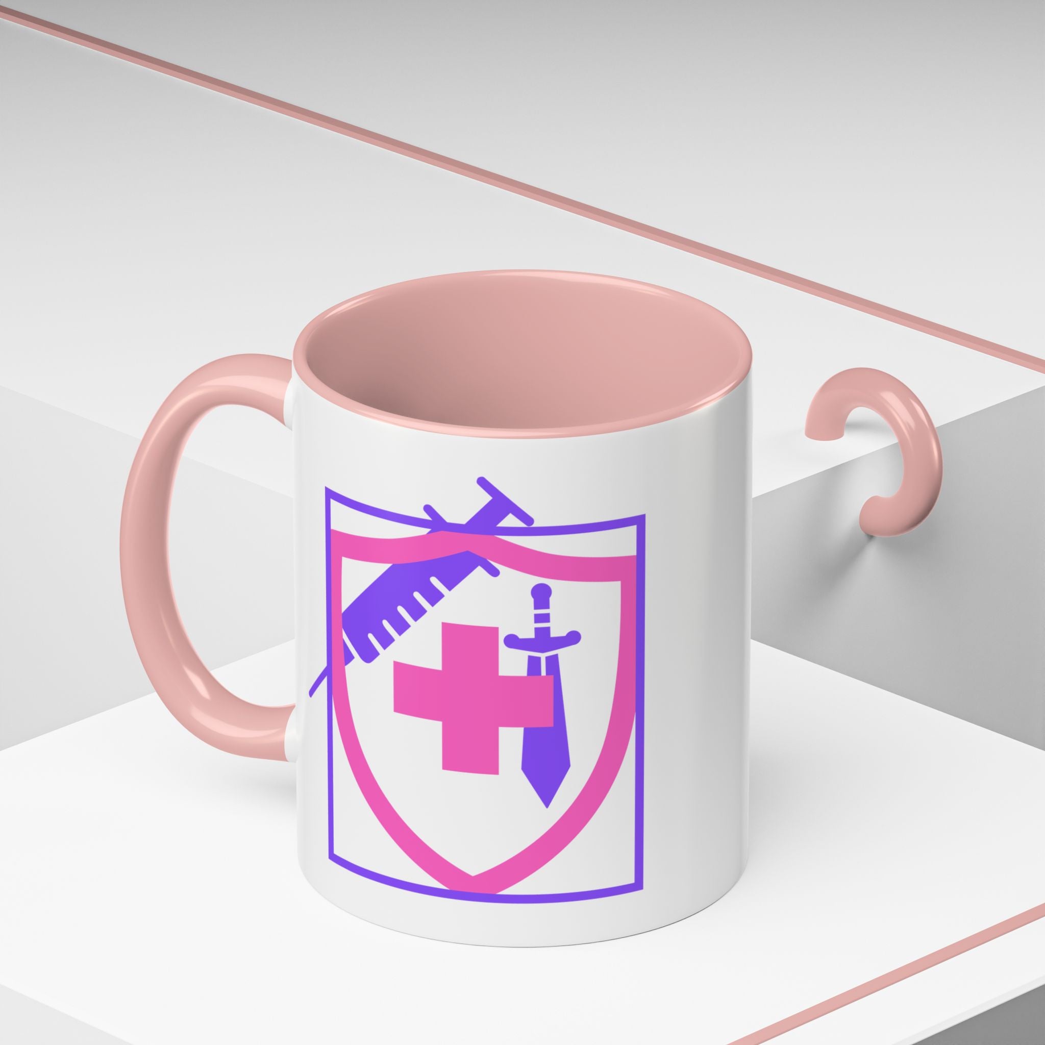 COVID Warrior Coffee Mug |  Accent Mug For Medical Staff | Work Cup for Nurses| Medical Work Mug |