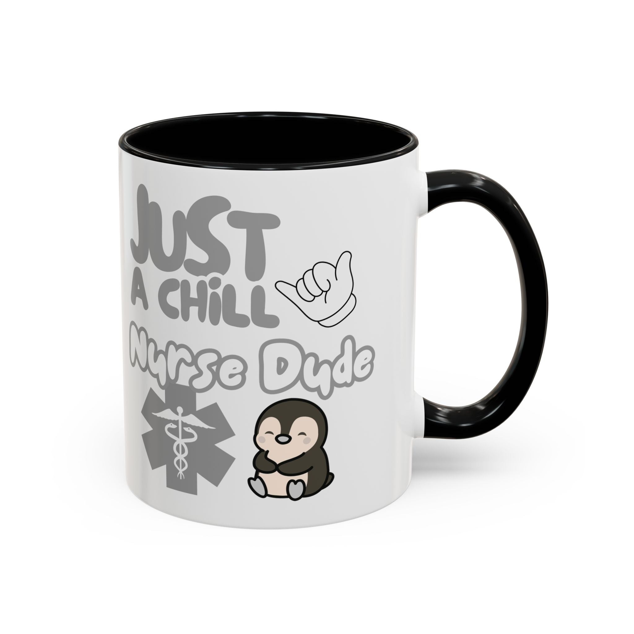 Chill Nurse Dude Insulated Medical Travel Mug 11/15oz(Grey|White)Travel Mug For Medical Professionals| Healthcare Travel Cup For Men|