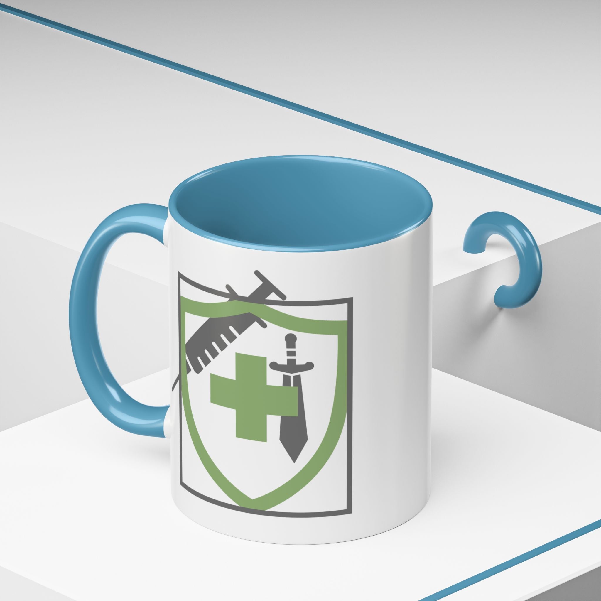 COVID Warrior Coffee Mug |Medical Staff Accent Mug 11/15 oz | Hospital Work Cup |