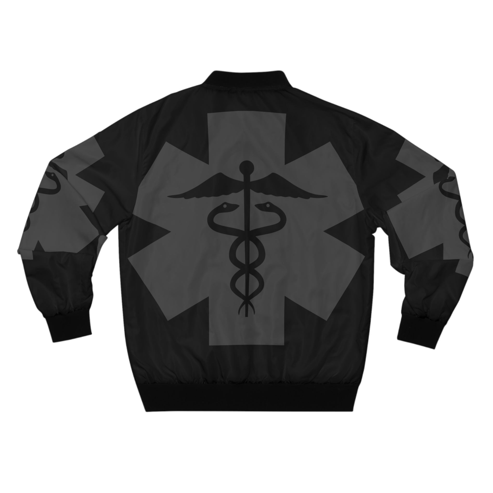 Chill Nurse Dude Medical Bomber Jacket(Black|White|Black) | Cool EMT Jacket|Healthcare Jacket for Men| Mens Nurse Jacket|Nurse For Him |