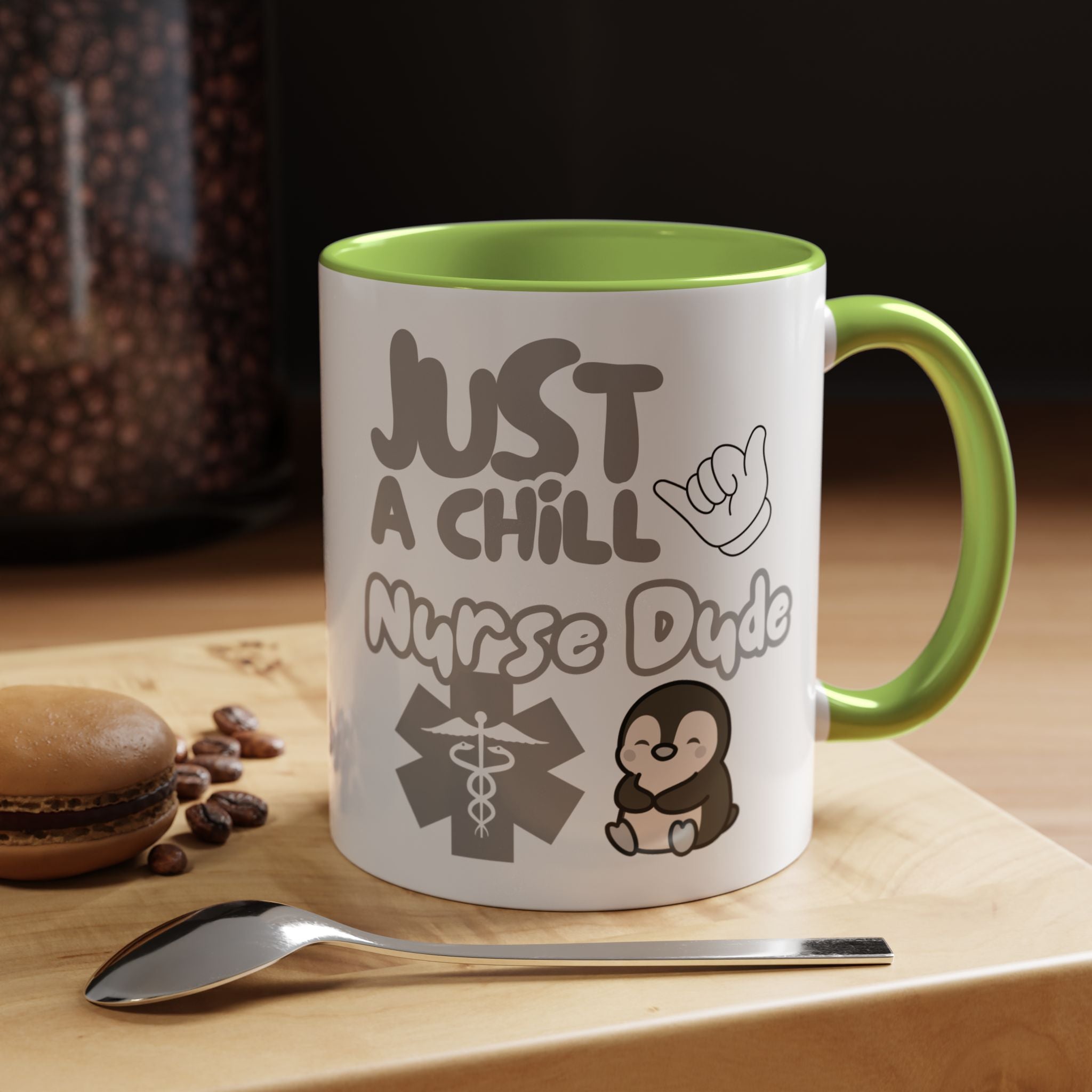 Chill Nurse Dude Insulated Medical Travel Mug 11/15oz(Grey|White)Travel Mug For Medical Professionals| Healthcare Travel Cup For Men|