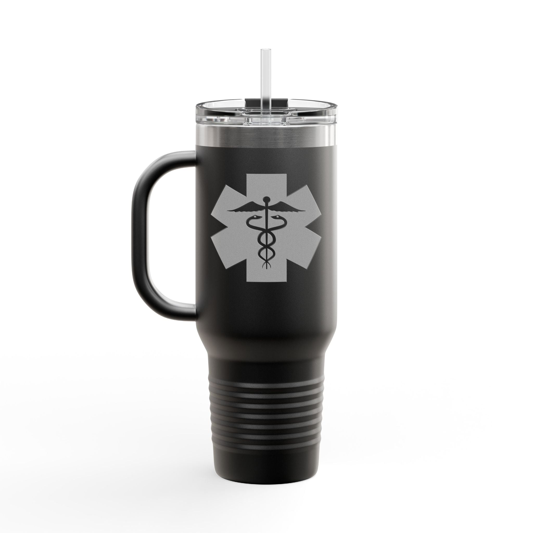 Chill Nurse Dude 40oz Insulated Medical Travel Mug(Grey|White) Travel Mug For Medical Professionals| Healthcare Travel Cup For Men|