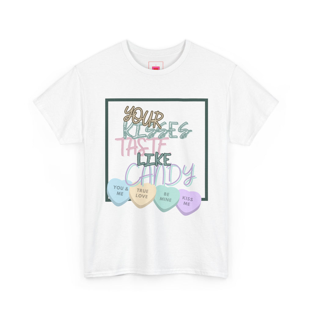 Candy Kisses Valentine's Day T Shirt | Heart T Shirt | Candy Heart Shirt | Valentines Tee