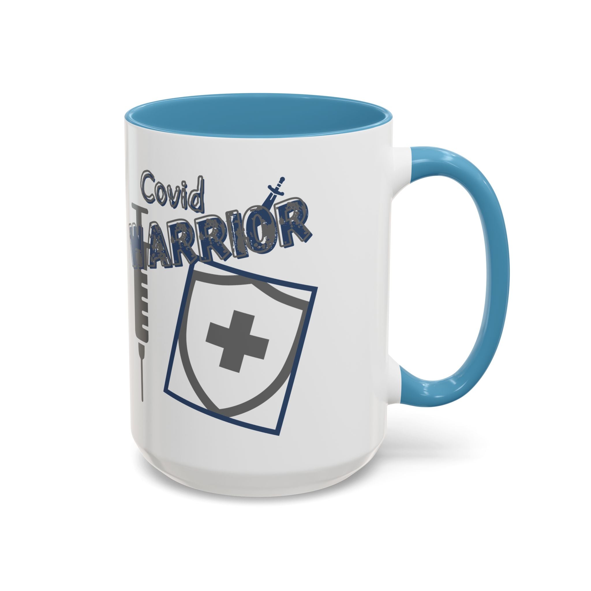 COVID Warrior Coffee Mug | Medical Staff Accent Mug 11/15oz | Work Cup For Frontline Workers |