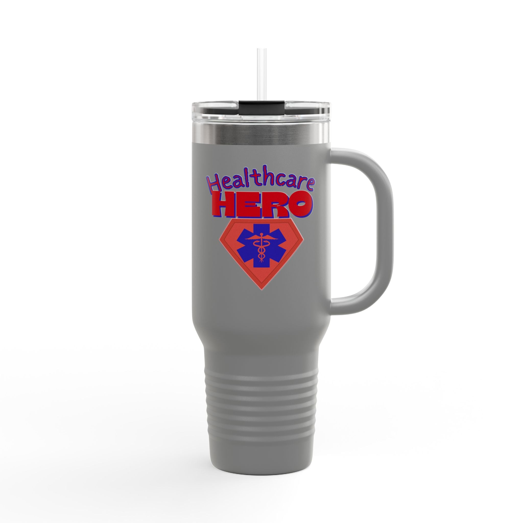Healthcare Hero 40oz Insulated Travel Mug | Travel Mug For Medical Workers | EMS Travel Mug | Healthcare Mug |