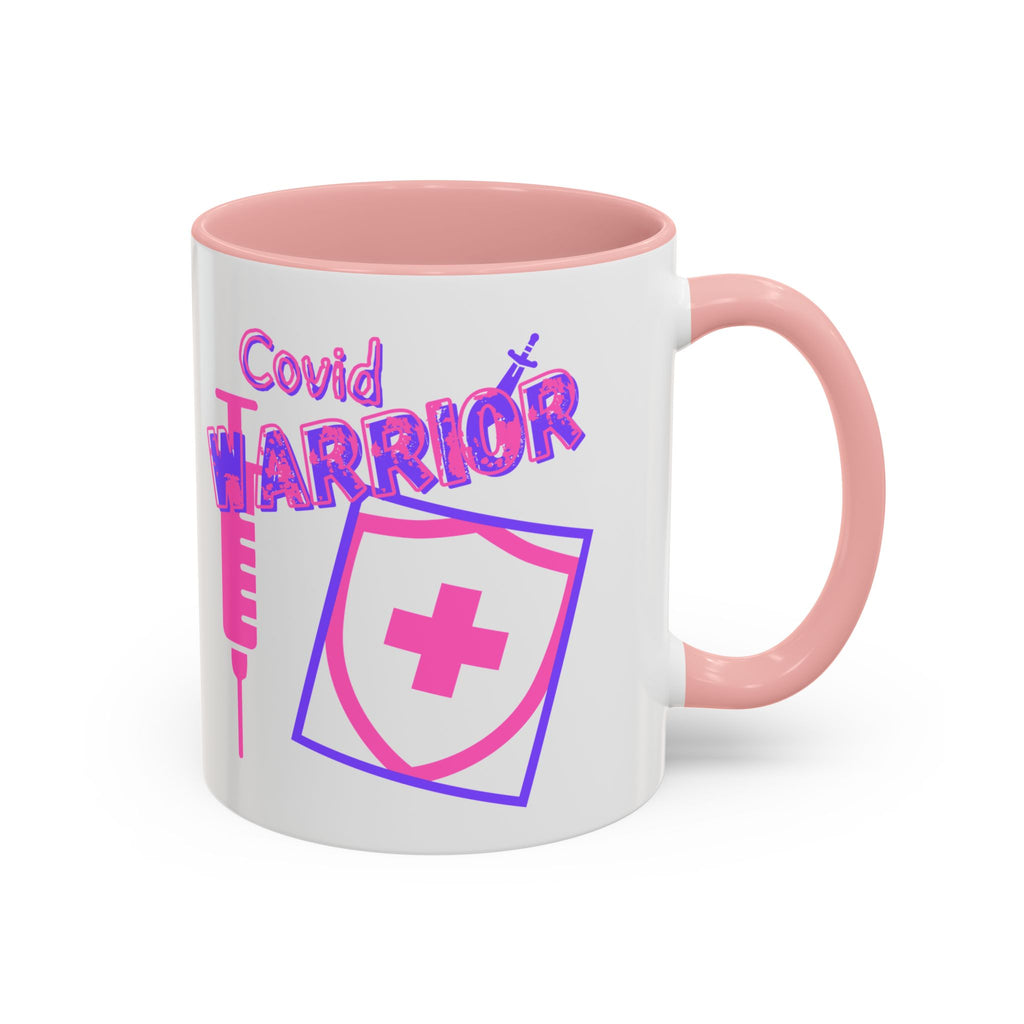 COVID Warrior Coffee Mug |  Accent Mug For Medical Staff | Work Cup for Nurses| Medical Work Mug |