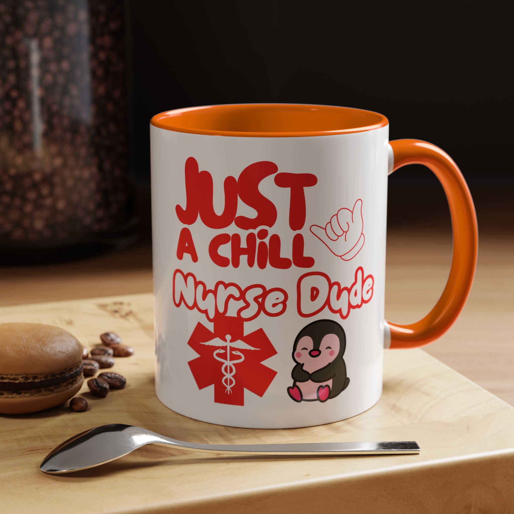 Chill Nurse Dude Insulated Medical Travel Mug 11/15oz(Red|White)Travel Mug For Medical Professionals| Healthcare Travel Cup For Men|