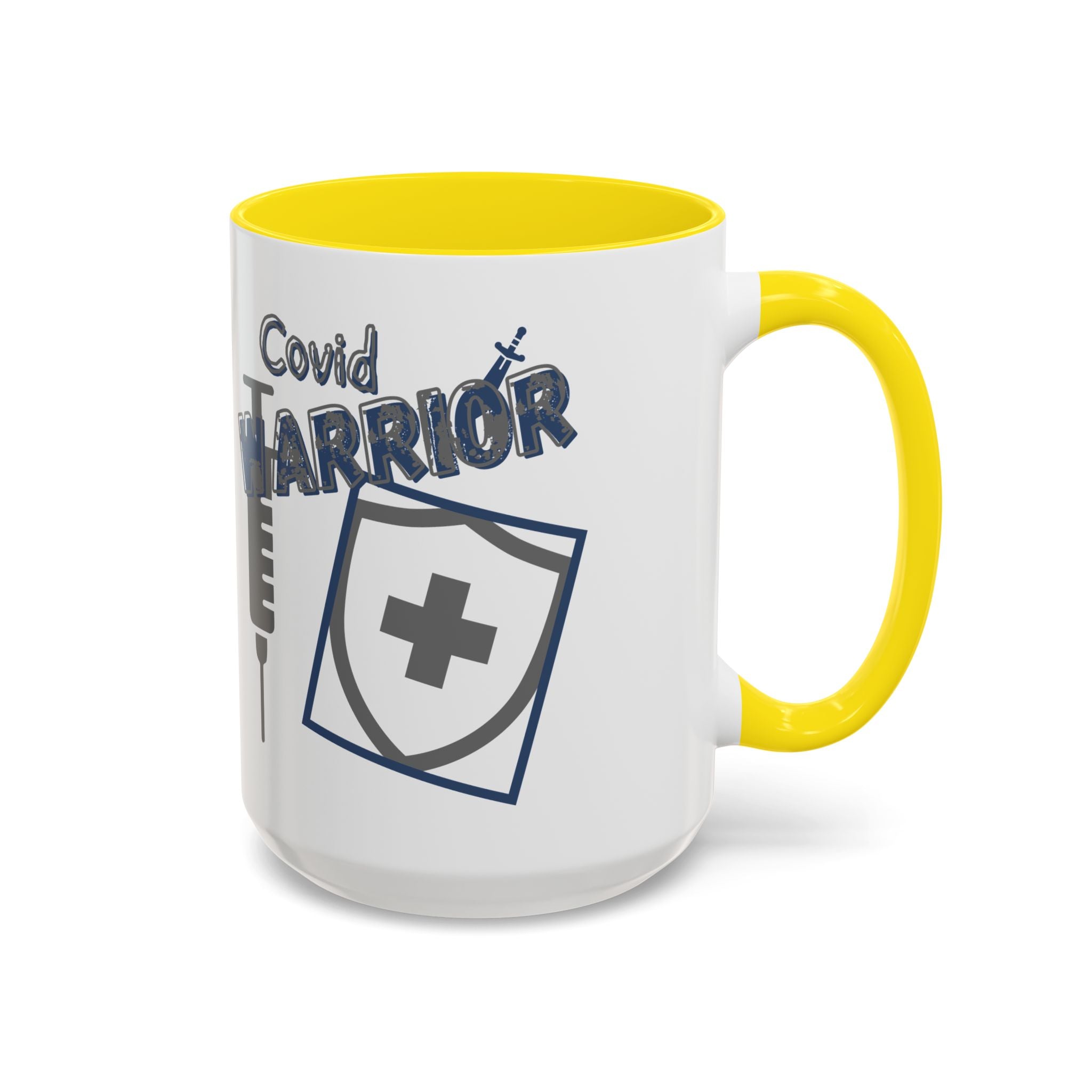 COVID Warrior Coffee Mug | Medical Staff Accent Mug 11/15oz | Work Cup For Frontline Workers |