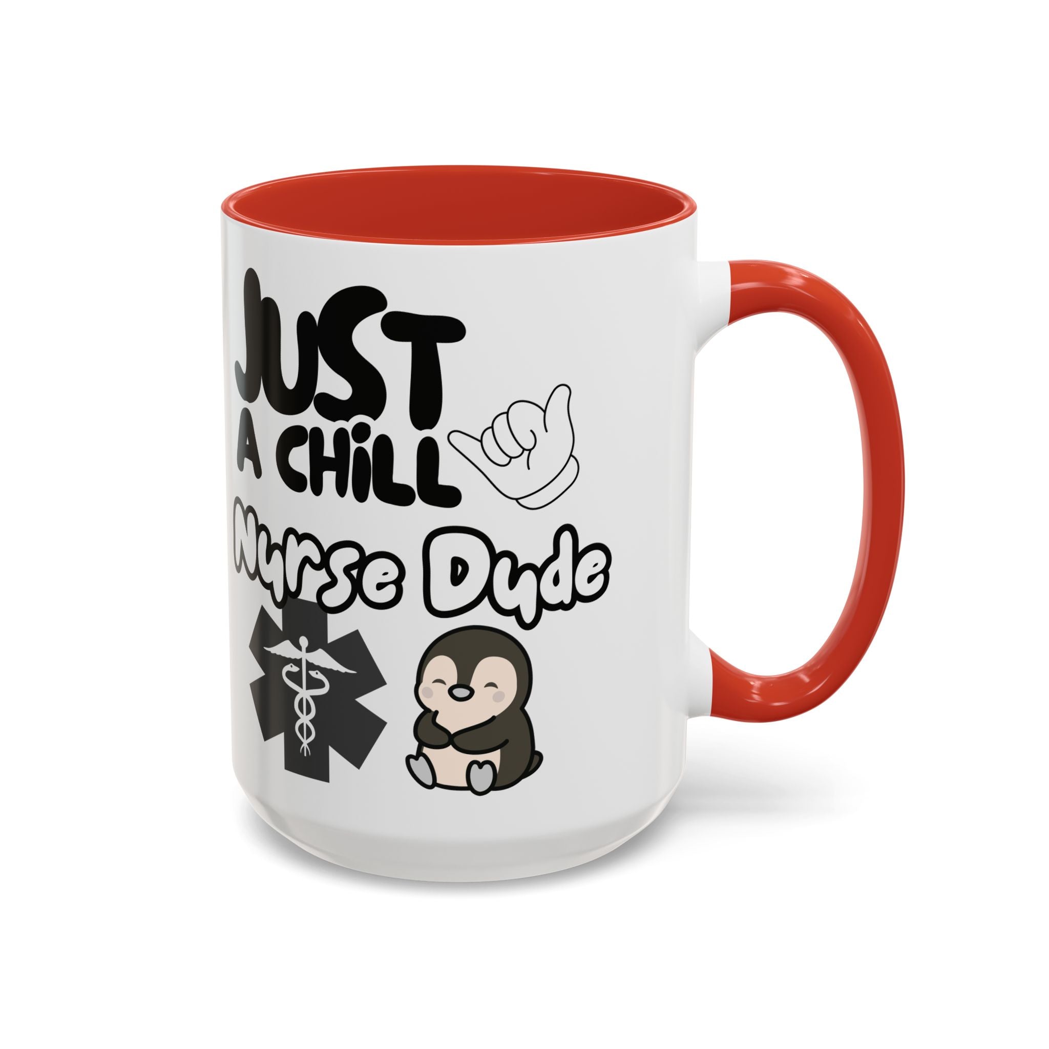 Chill Nurse Dude Insulated Medical Travel Mug 11/15oz(Black|White)Travel Mug For Medical Professionals| Healthcare Travel Cup For Men|