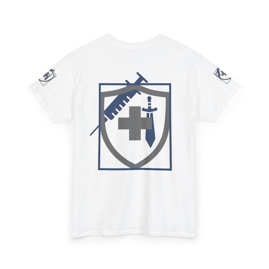 COVID Warrior Nurse & EMS T-Shirt(Blue|Grey) | Medical Staff Tribute Tee | EMS Casual Tee |