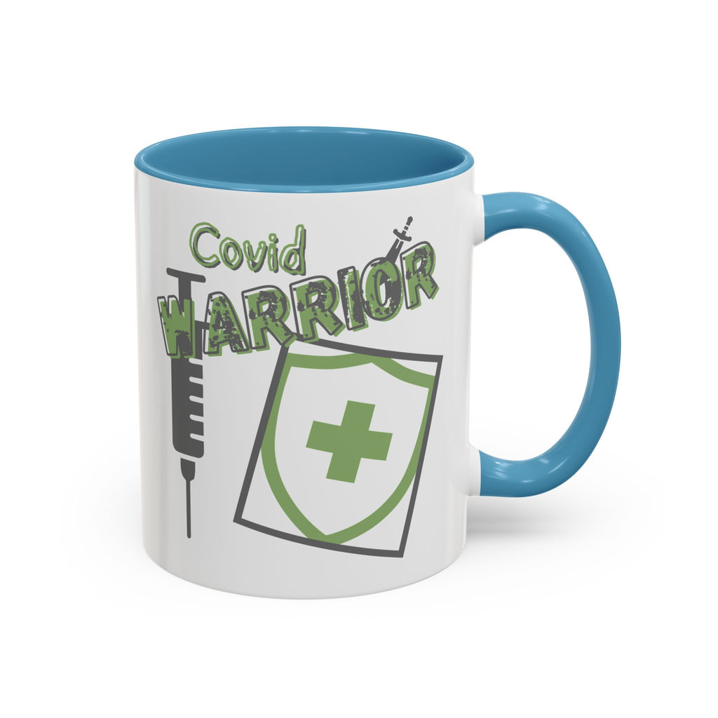 COVID Warrior Coffee Mug |Medical Staff Accent Mug 11/15 oz | Hospital Work Cup |