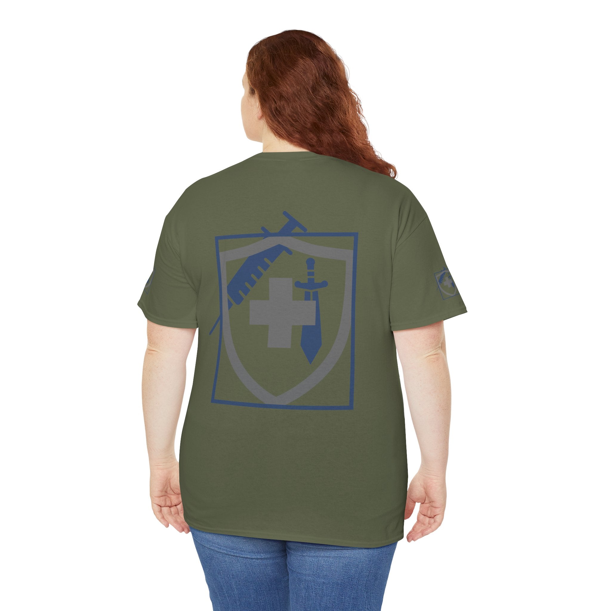 COVID Warrior Nurse & EMS T-Shirt(Blue|Grey) | Medical Staff Tribute Tee | EMS Casual Tee |