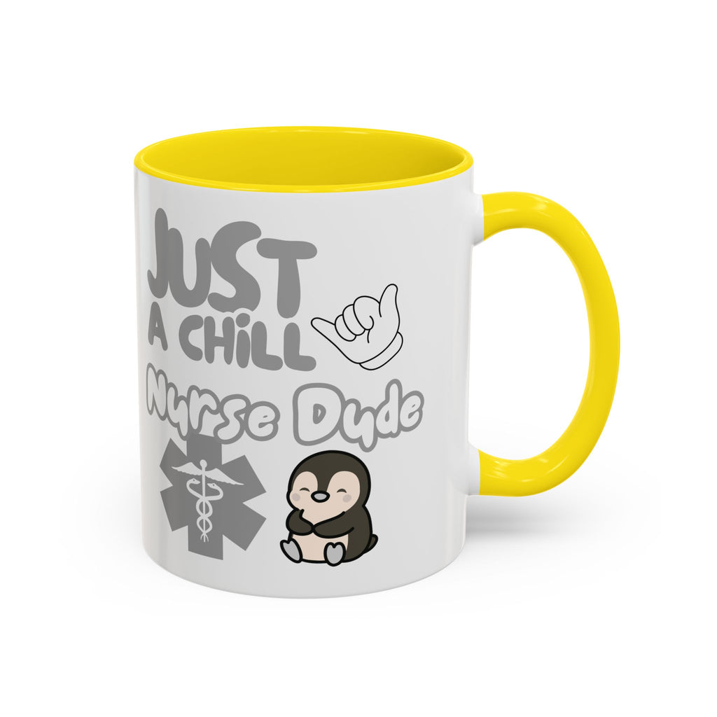 Chill Nurse Dude Insulated Medical Travel Mug 11/15oz(Grey|White)Travel Mug For Medical Professionals| Healthcare Travel Cup For Men|