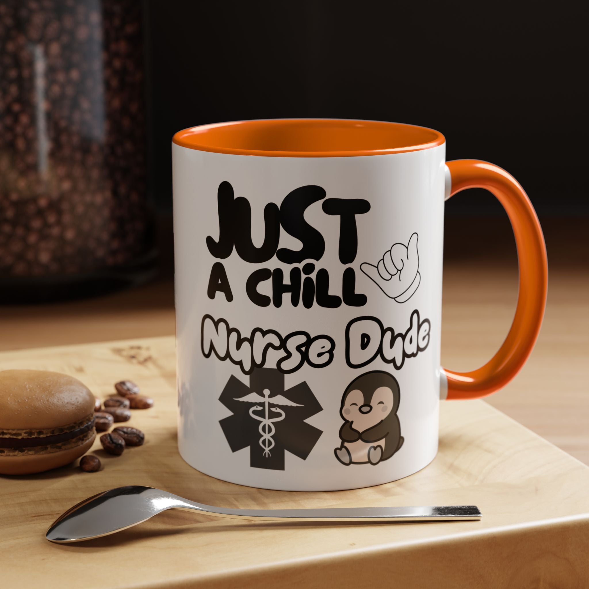 Chill Nurse Dude Insulated Medical Travel Mug 11/15oz(Black|White)Travel Mug For Medical Professionals| Healthcare Travel Cup For Men|