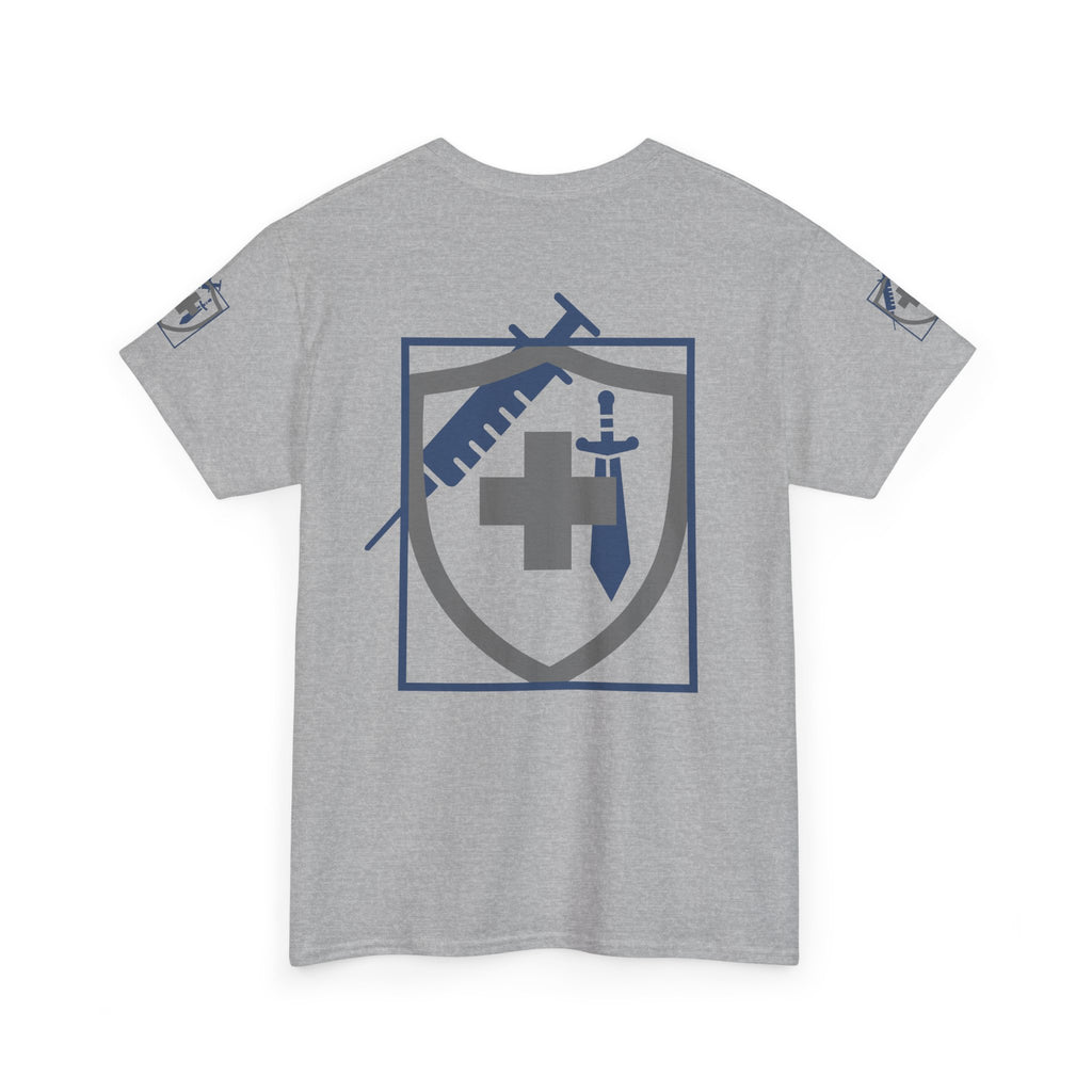 COVID Warrior Nurse & EMS T-Shirt(Blue|Grey) | Medical Staff Tribute Tee | EMS Casual Tee |