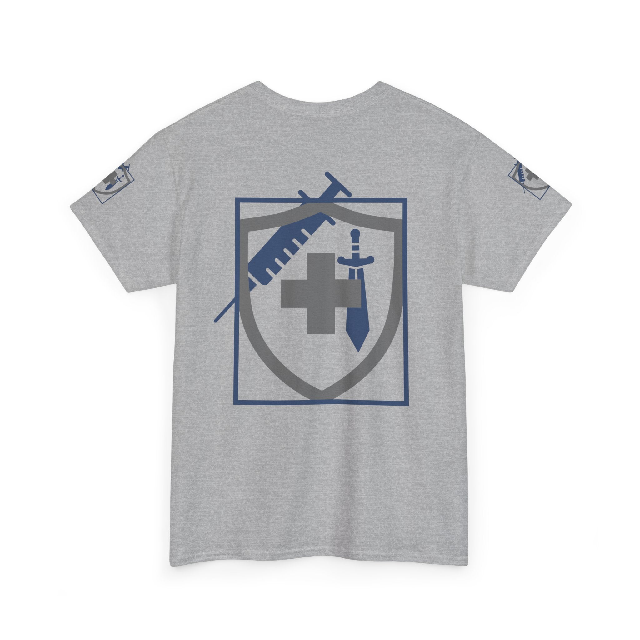 COVID Warrior Nurse & EMS T-Shirt(Blue|Grey) | Medical Staff Tribute Tee | EMS Casual Tee |
