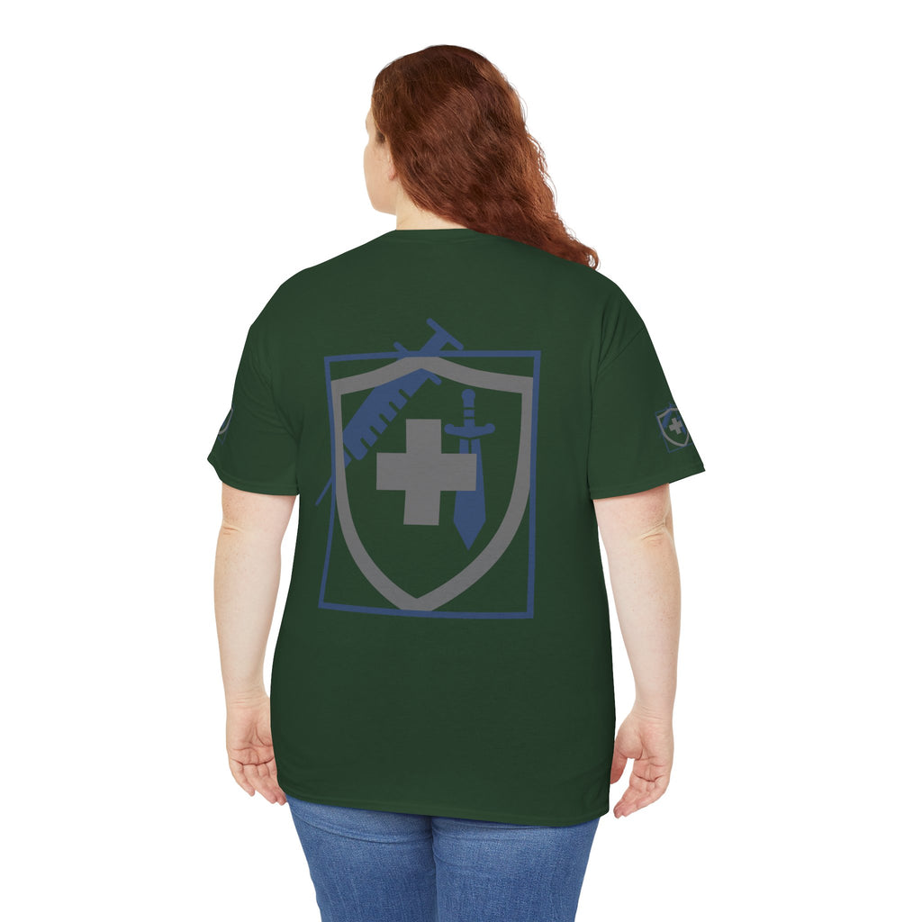 COVID Warrior Nurse & EMS T-Shirt(Blue|Grey) | Medical Staff Tribute Tee | EMS Casual Tee |