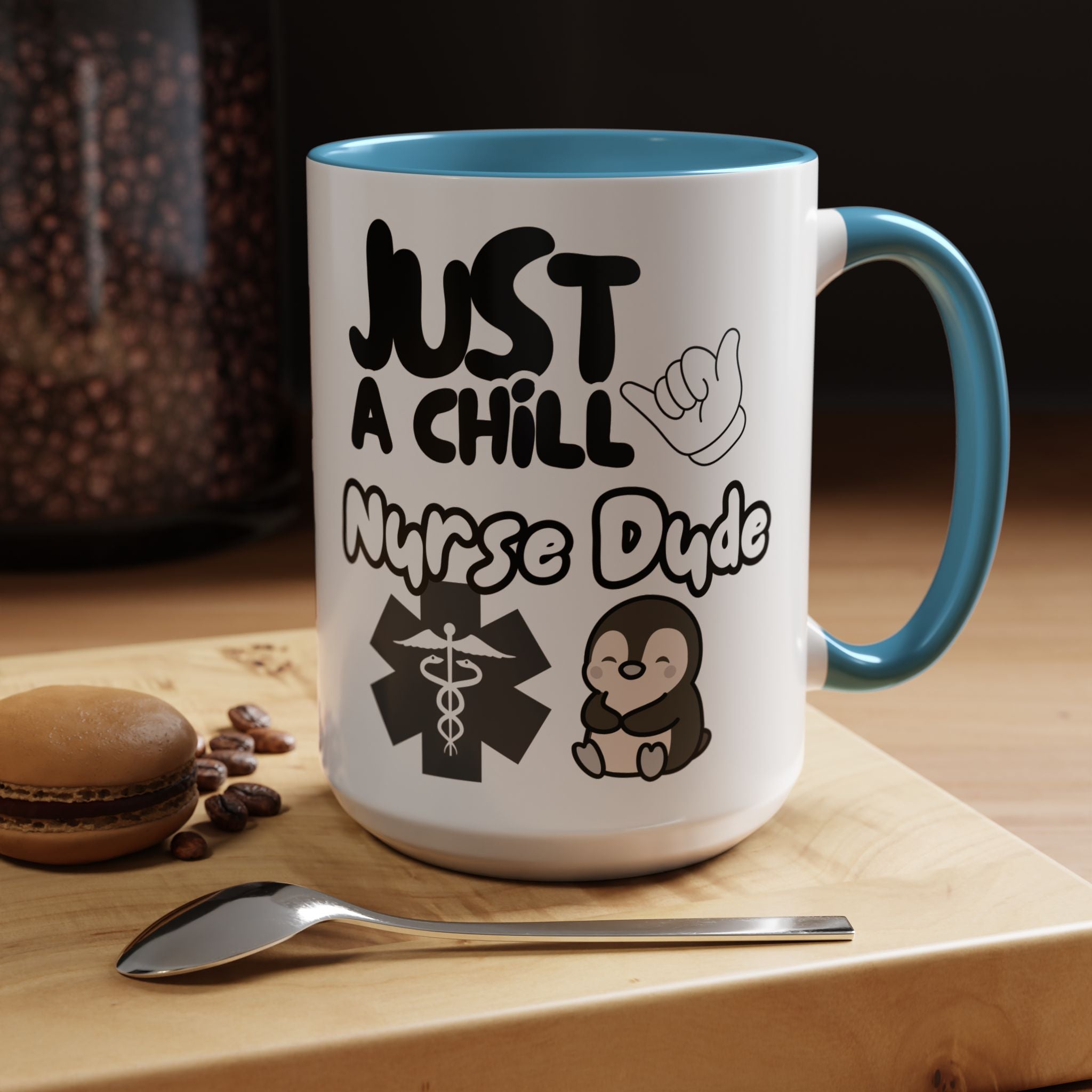 Chill Nurse Dude Insulated Medical Travel Mug 11/15oz(Black|White)Travel Mug For Medical Professionals| Healthcare Travel Cup For Men|