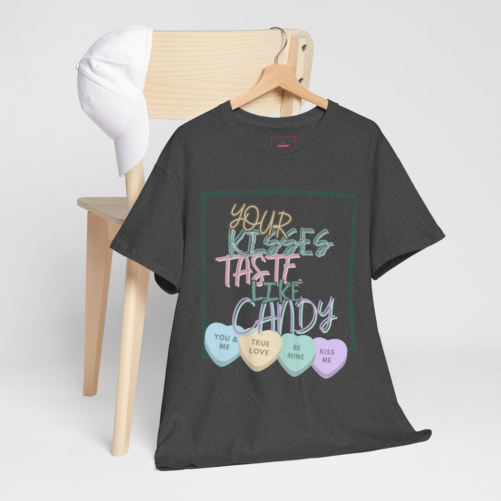 Candy Kisses Valentine's Day T Shirt | Heart T Shirt | Candy Heart Shirt | Valentines Tee