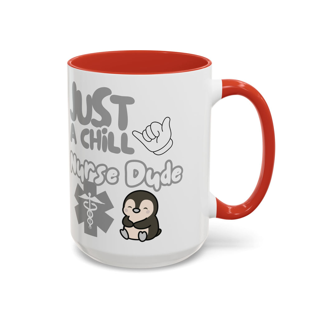 Chill Nurse Dude Insulated Medical Travel Mug 11/15oz(Grey|White)Travel Mug For Medical Professionals| Healthcare Travel Cup For Men|