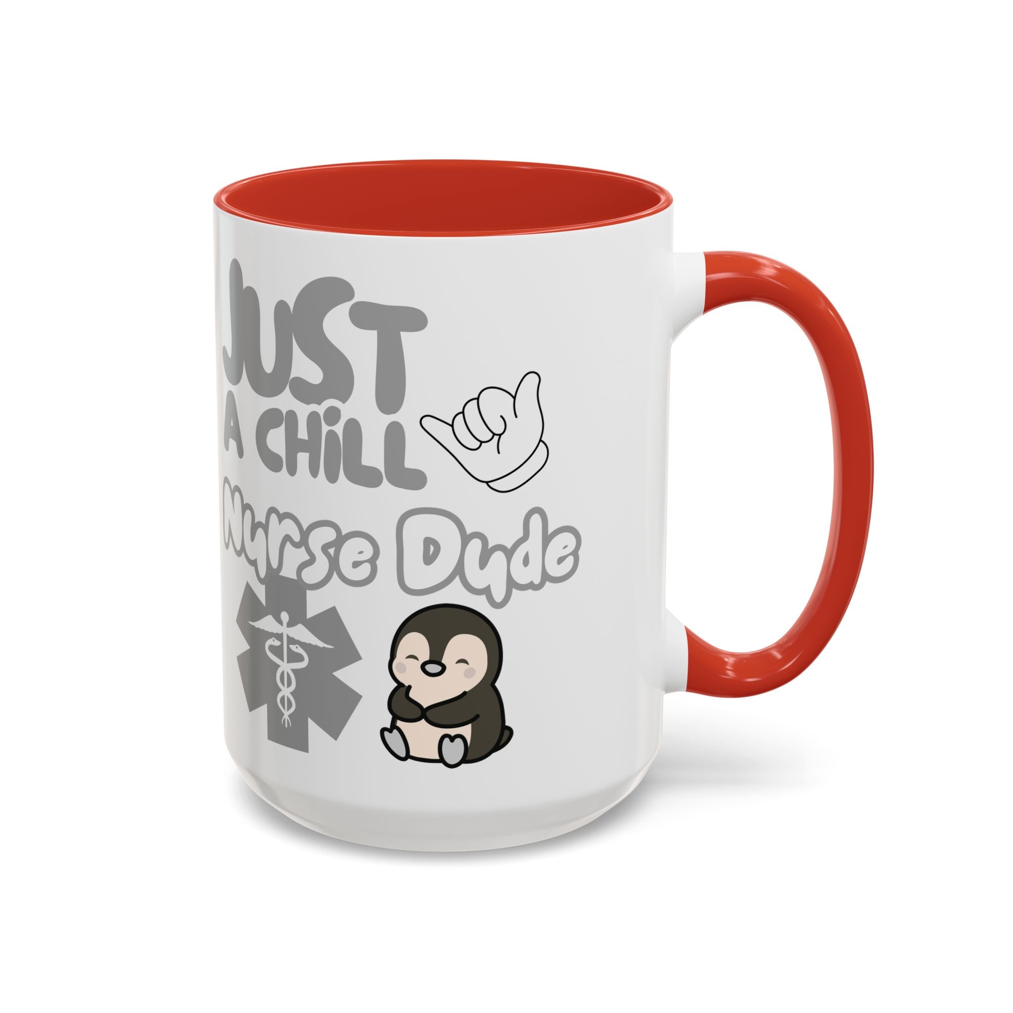 Chill Nurse Dude Insulated Medical Travel Mug 11/15oz(Grey|White)Travel Mug For Medical Professionals| Healthcare Travel Cup For Men|