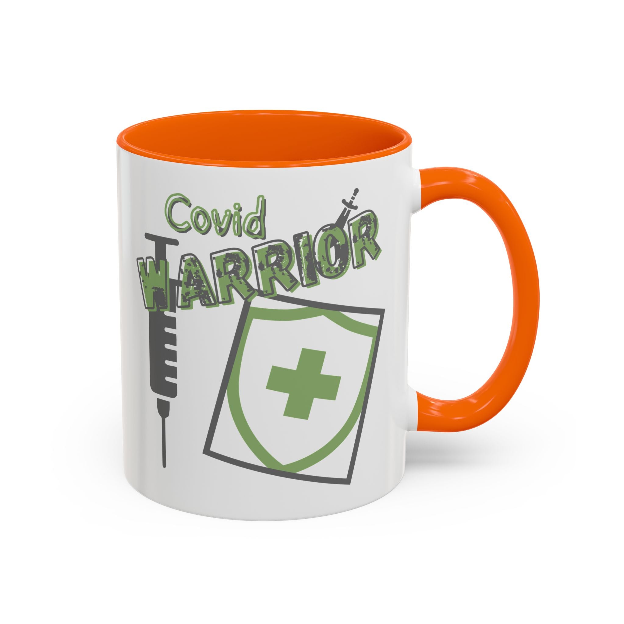 COVID Warrior Coffee Mug |Medical Staff Accent Mug 11/15 oz | Hospital Work Cup |
