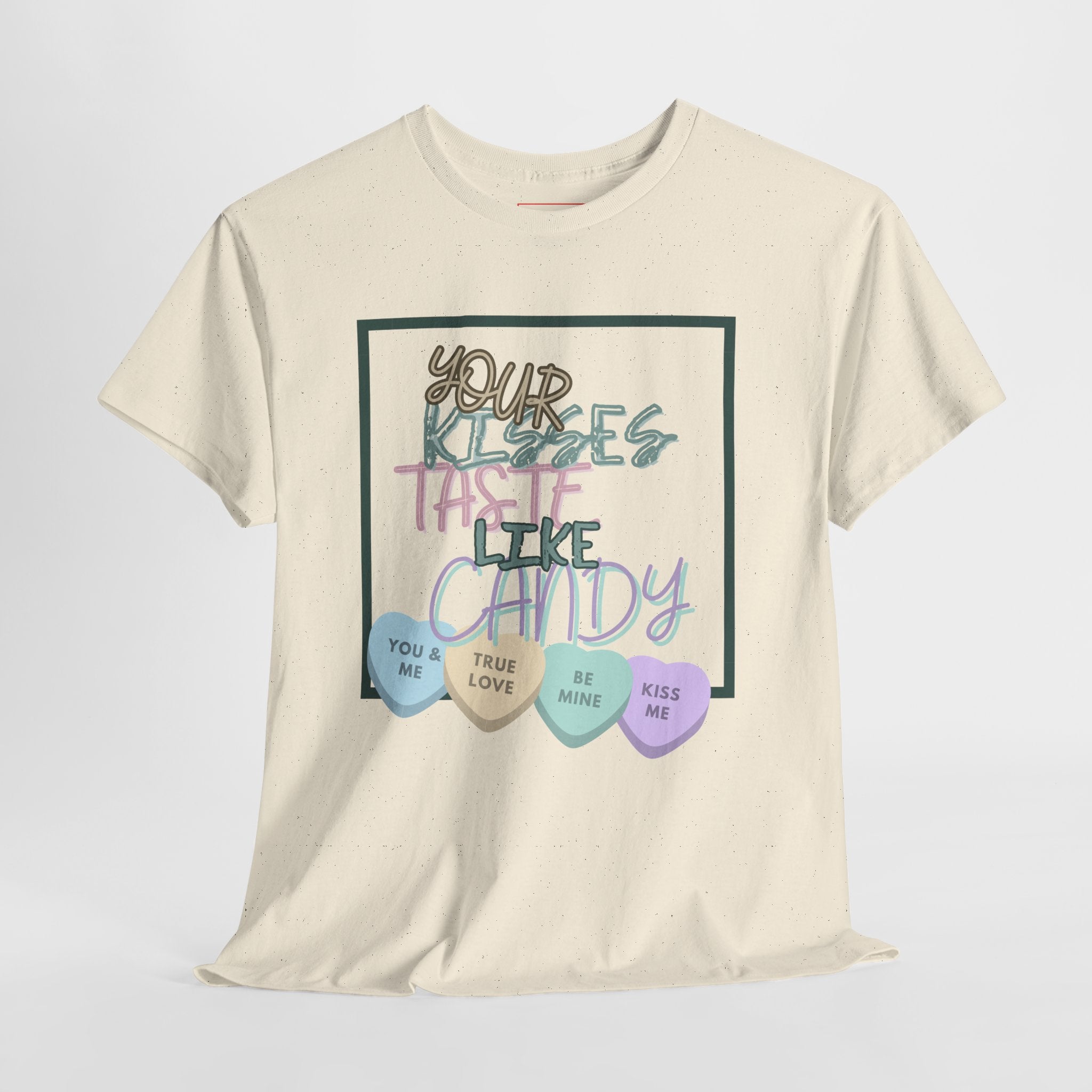 Candy Kisses Valentine's Day T Shirt | Heart T Shirt | Candy Heart Shirt | Valentines Tee