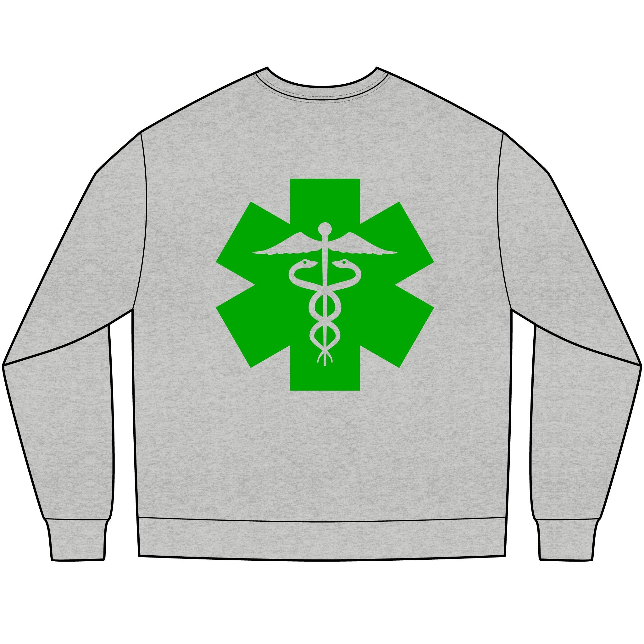 "Foxy Nurse" Medical Staff Shirt(Green)| Nurse's Long Sleeve Tee | Long Sleeve Women's Medical |