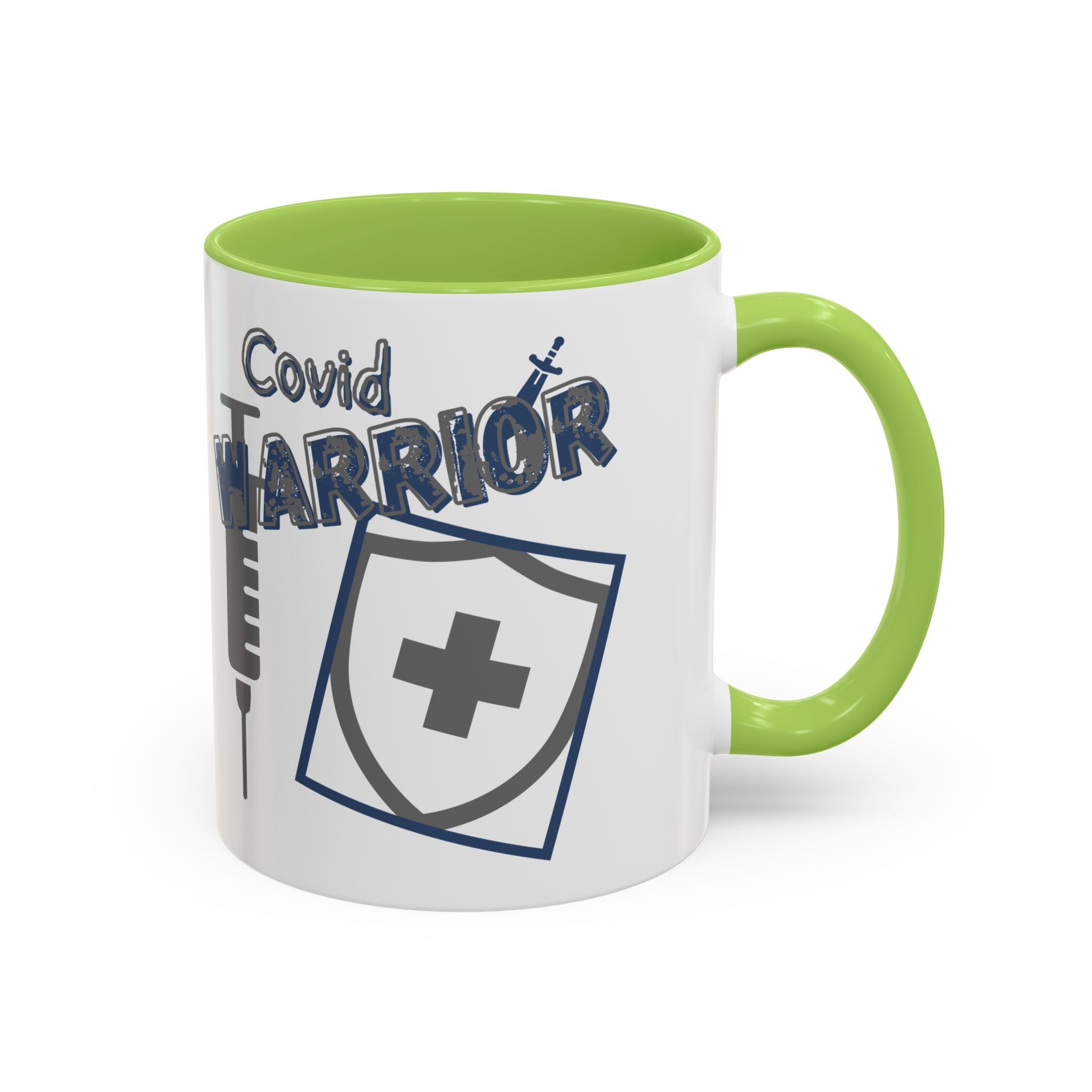 COVID Warrior Coffee Mug | Medical Staff Accent Mug 11/15oz | Work Cup For Frontline Workers |