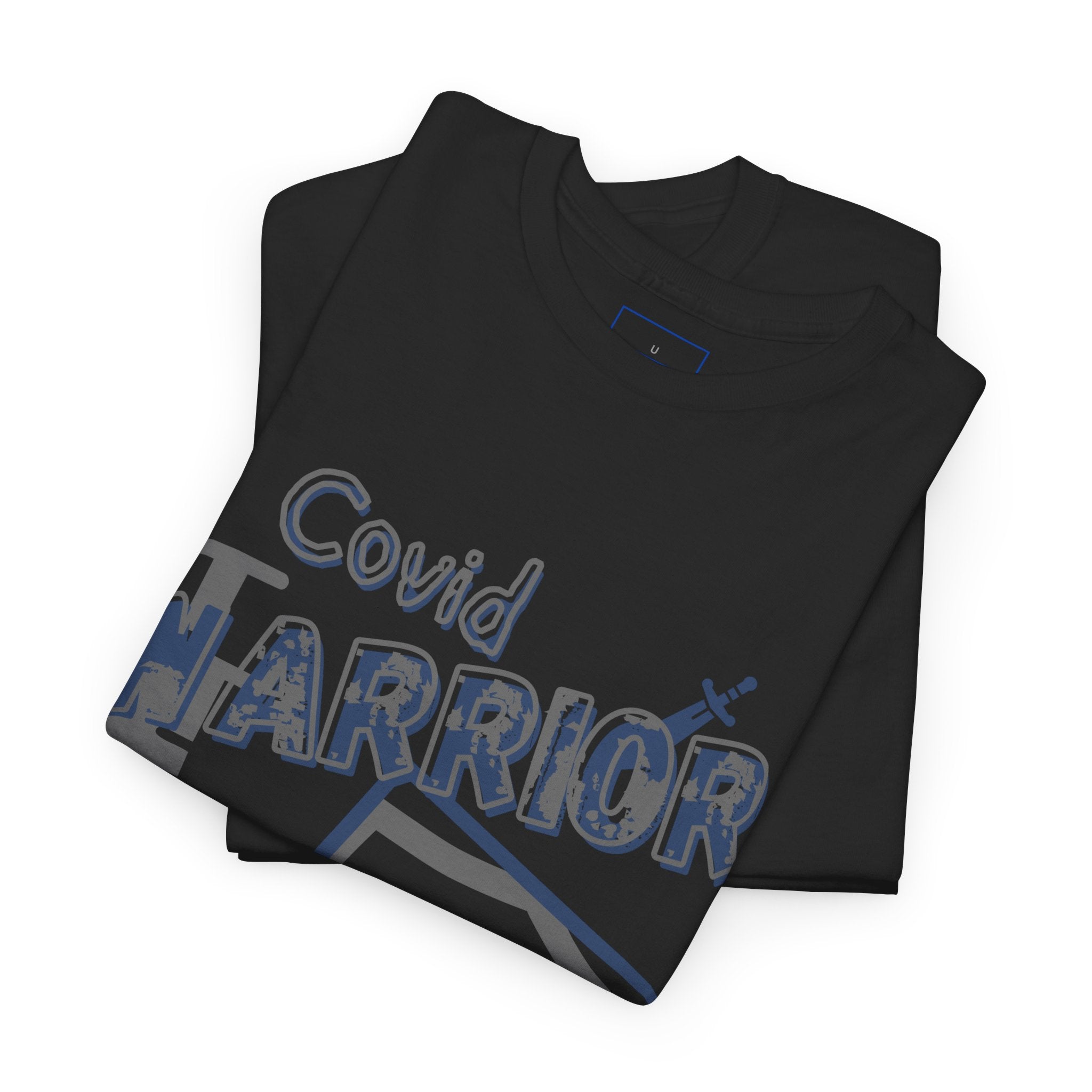 COVID Warrior Nurse & EMS T-Shirt(Blue|Grey) | Medical Staff Tribute Tee | EMS Casual Tee |