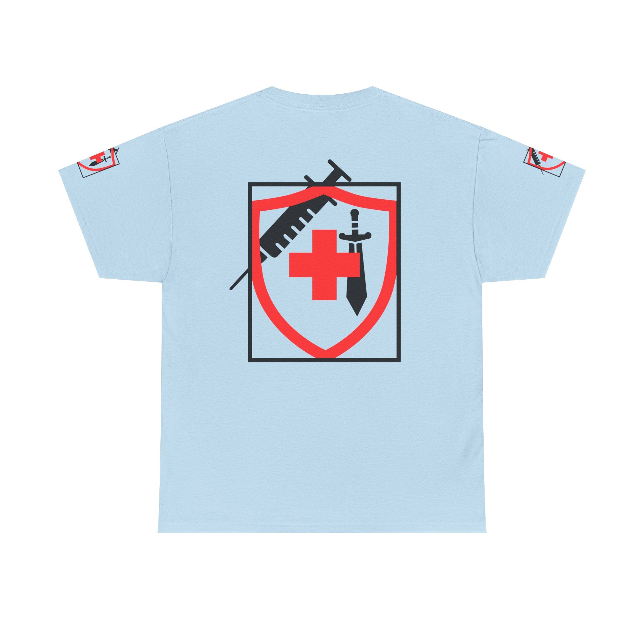 COVID Warrior Medical Staff T-Shirt(Red|Black) | Casual Medical T-Shirt| Nursing Tee | EMT Casual Shirt |