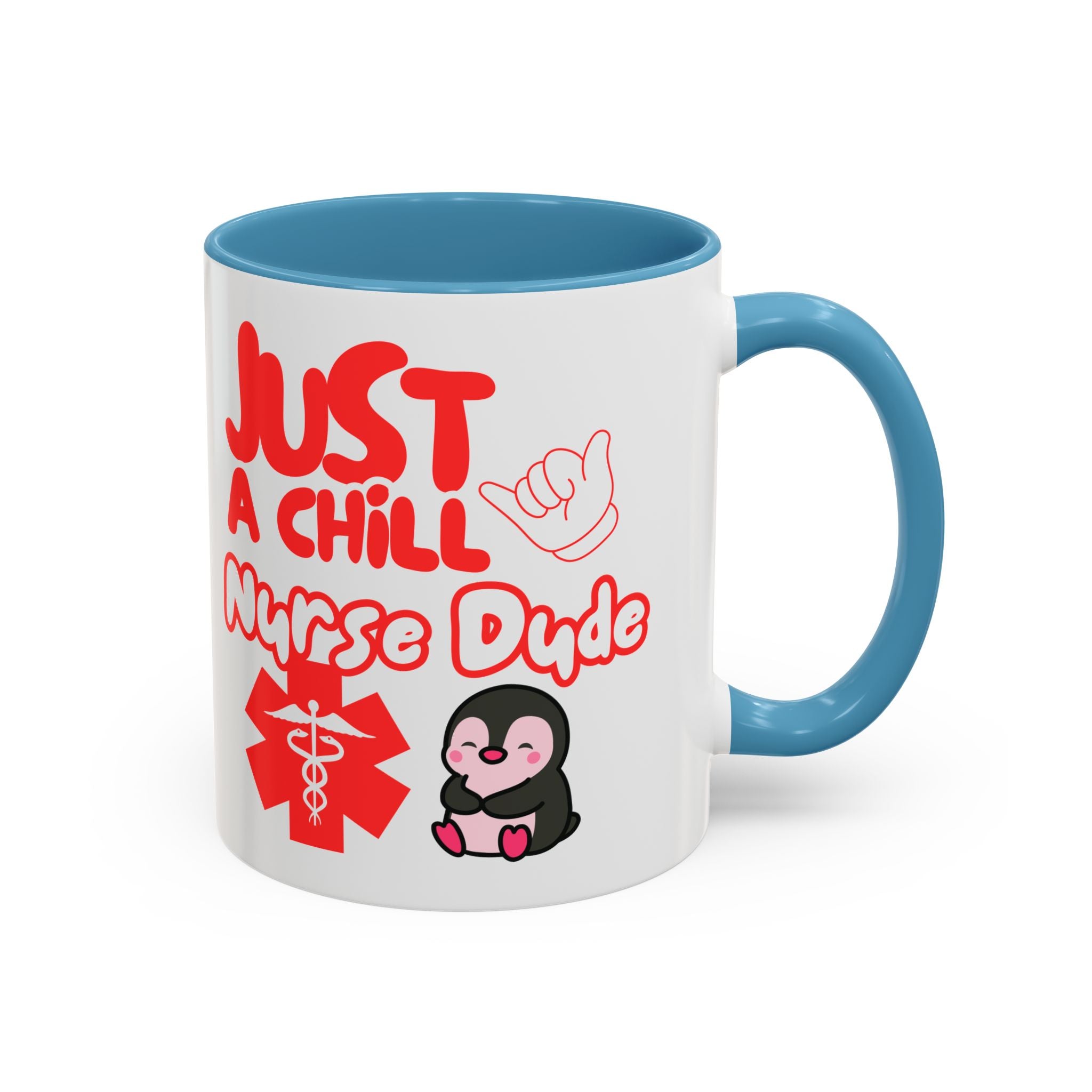 Chill Nurse Dude Insulated Medical Travel Mug 11/15oz(Red|White)Travel Mug For Medical Professionals| Healthcare Travel Cup For Men|