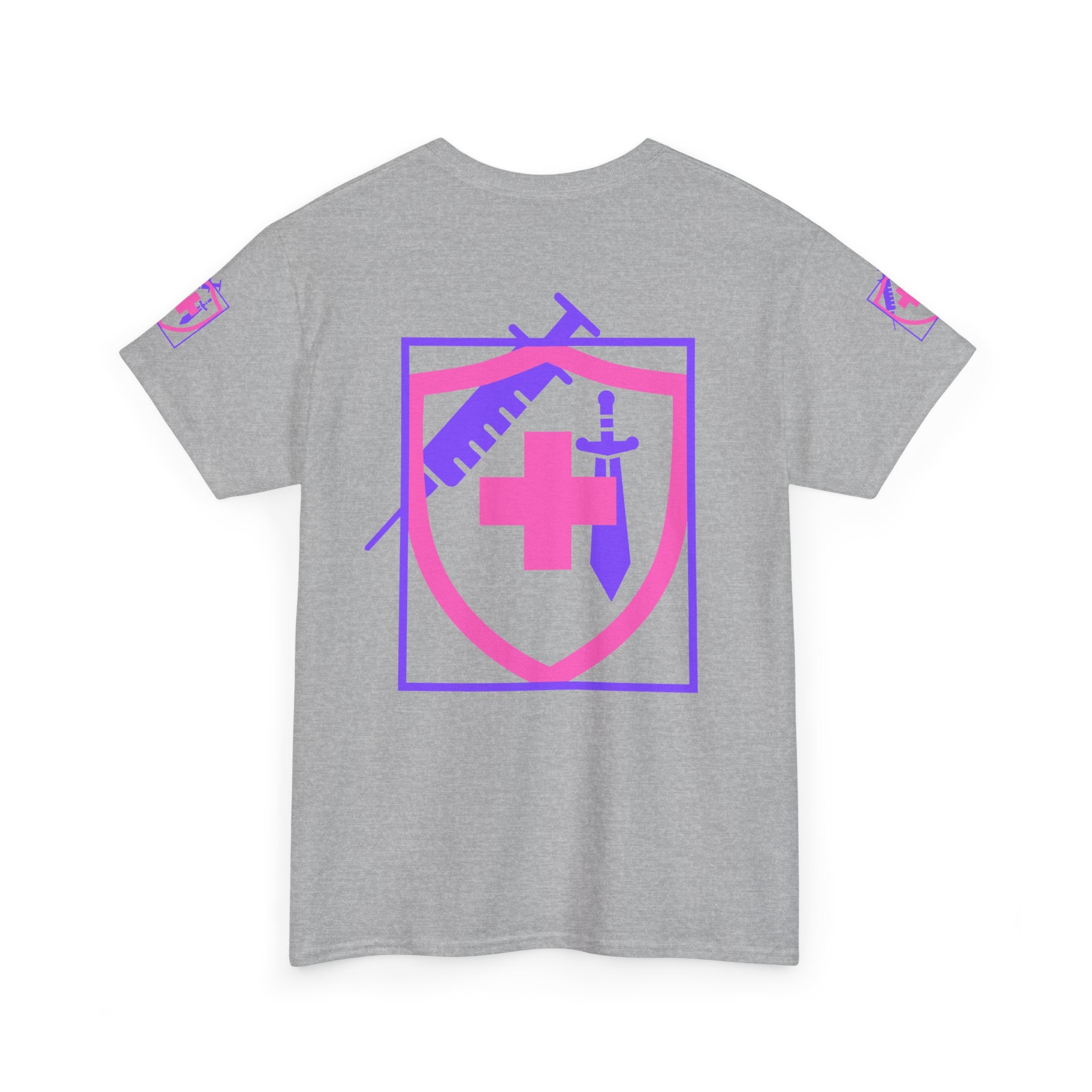 COVID Warrior Nurse & EMS T-Shirt(Pink|Purple) | Medical Staff Tribute Tee | EMS Casual Tee |