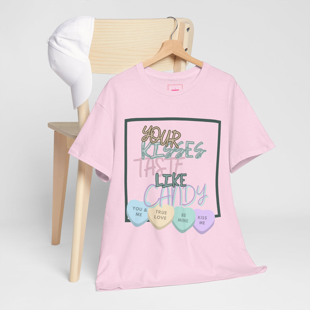 Candy Kisses Valentine's Day T Shirt | Heart T Shirt | Candy Heart Shirt | Valentines Tee