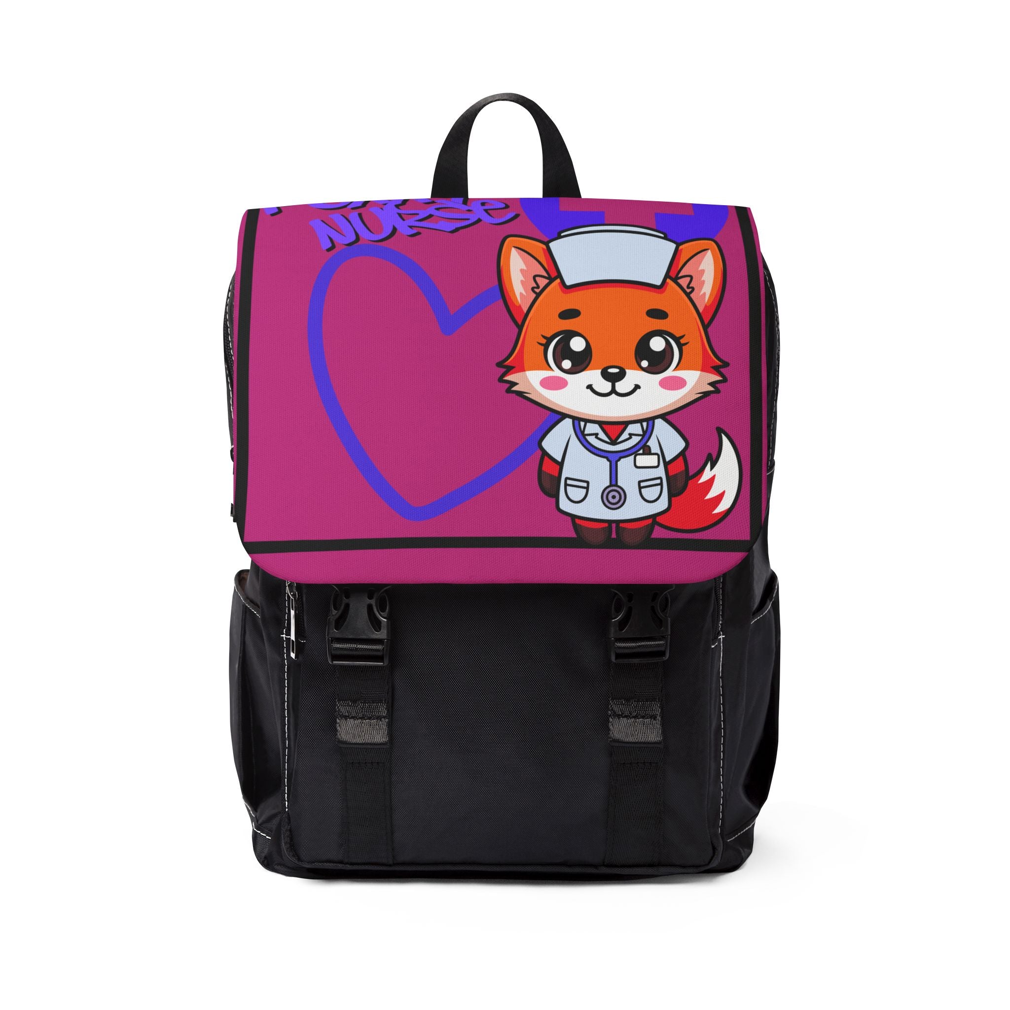 Foxxy Nurse Backpack(Purple|Pink) | Cute Medical Staff Shoulder Bag | Cute Nurse Backpack |