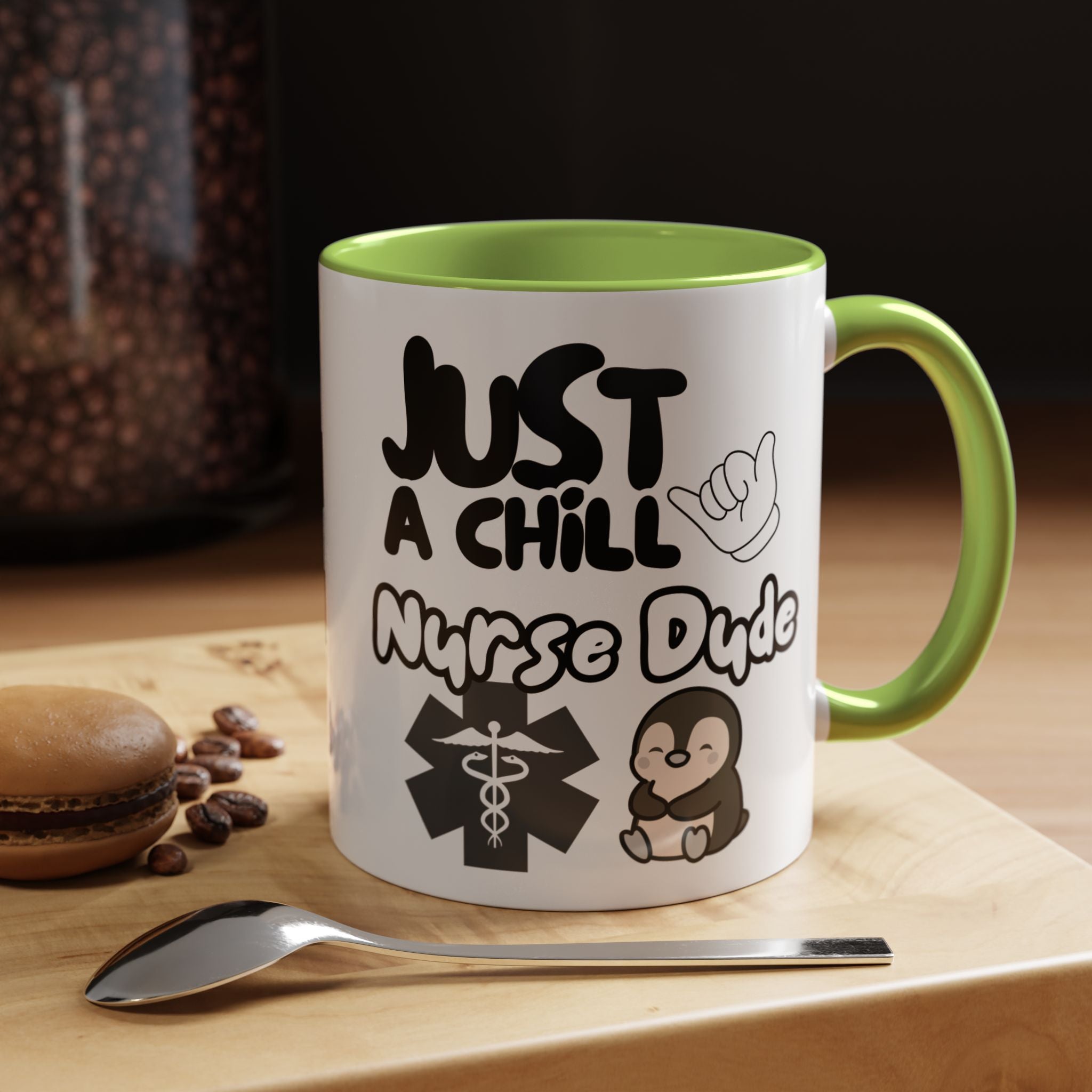 Chill Nurse Dude Insulated Medical Travel Mug 11/15oz(Black|White)Travel Mug For Medical Professionals| Healthcare Travel Cup For Men|