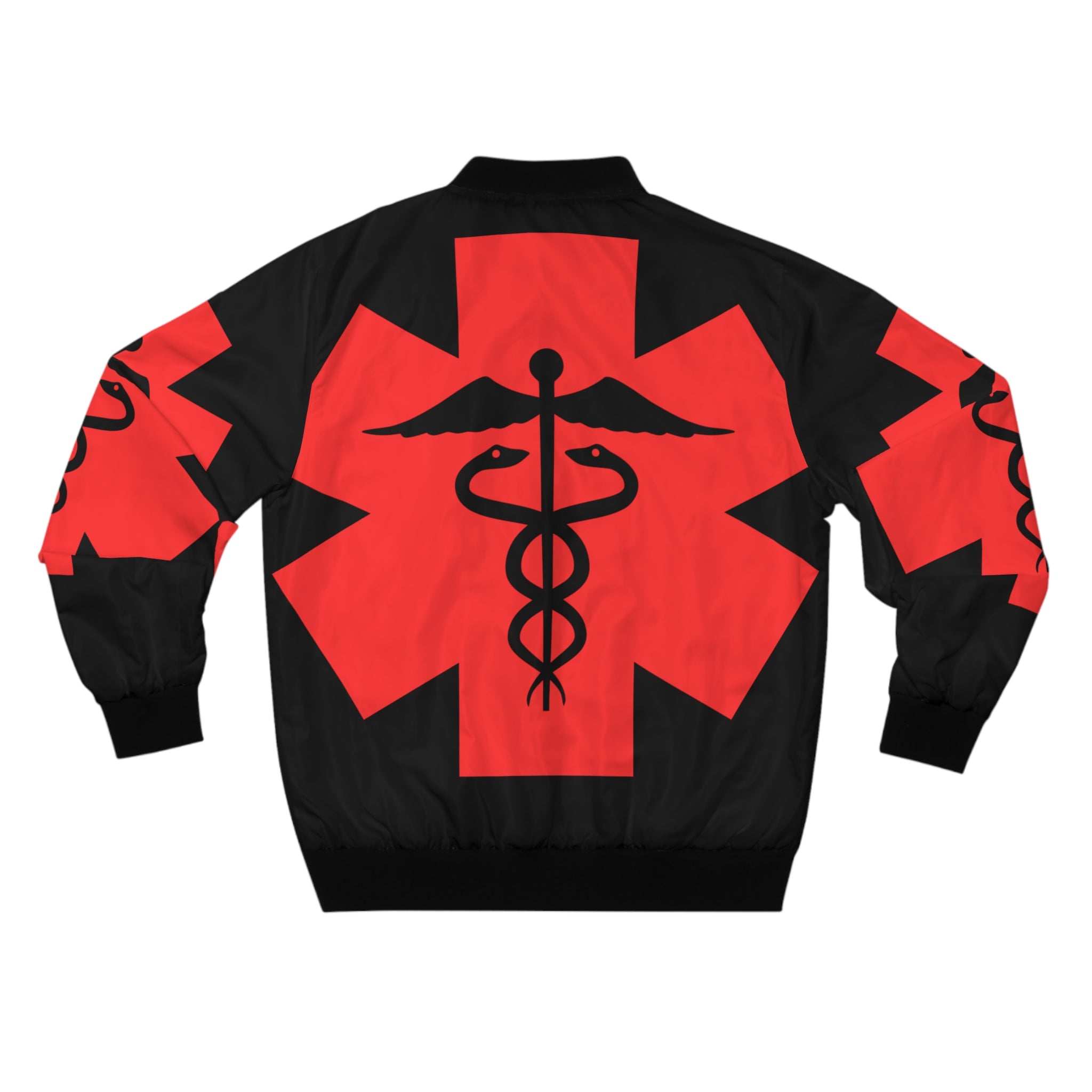 Chill Nurse Dude Medical Bomber Jacket(Red|White|Black) | Cool EMT Jacket|Healthcare Jacket for Men| Mens Nurse Jacket|Nurse For Him |