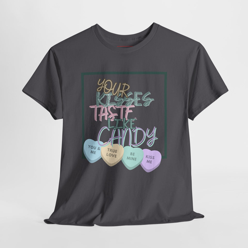 Candy Kisses Valentine's Day T Shirt | Heart T Shirt | Candy Heart Shirt | Valentines Tee