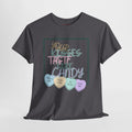 Candy Kisses Valentine's Day T Shirt | Heart T Shirt | Candy Heart Shirt | Valentines Tee