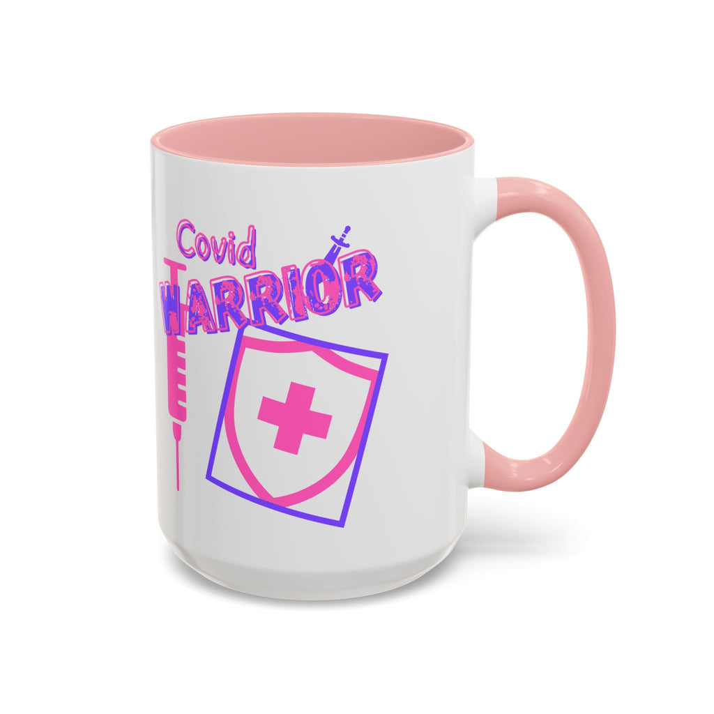 COVID Warrior Coffee Mug |  Accent Mug For Medical Staff | Work Cup for Nurses| Medical Work Mug |