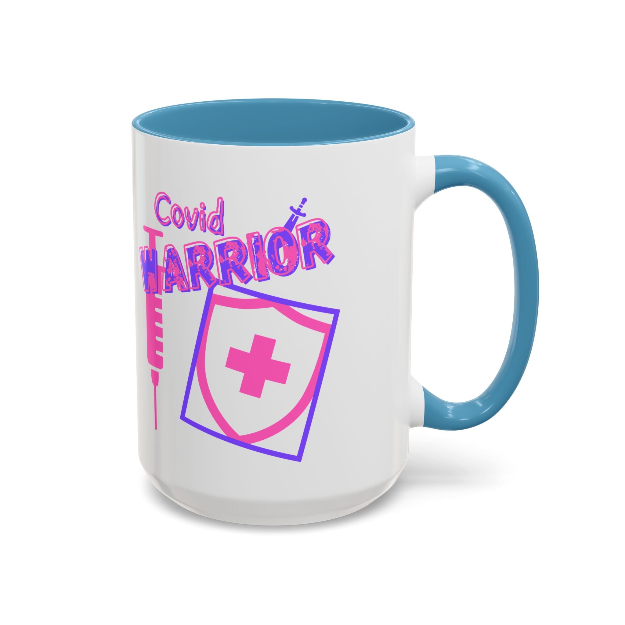 COVID Warrior Coffee Mug |  Accent Mug For Medical Staff | Work Cup for Nurses| Medical Work Mug |