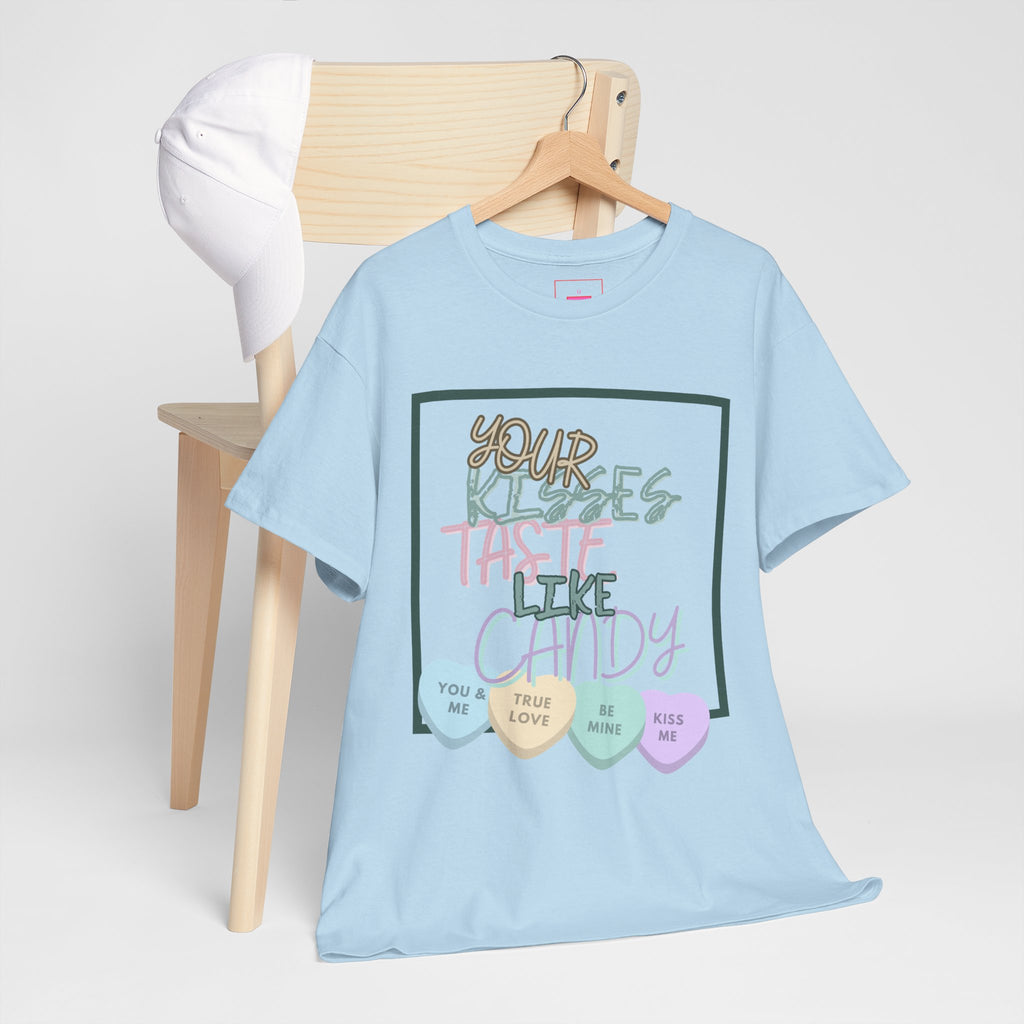 Candy Kisses Valentine's Day T Shirt | Heart T Shirt | Candy Heart Shirt | Valentines Tee