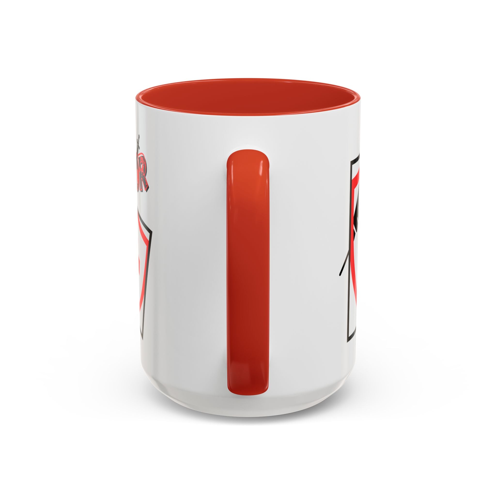 COVID Warrior Coffee Mug(Red|Black) | Vaccine Shield Accent Mug 11/15oz| Medical Staff Work Mug |
