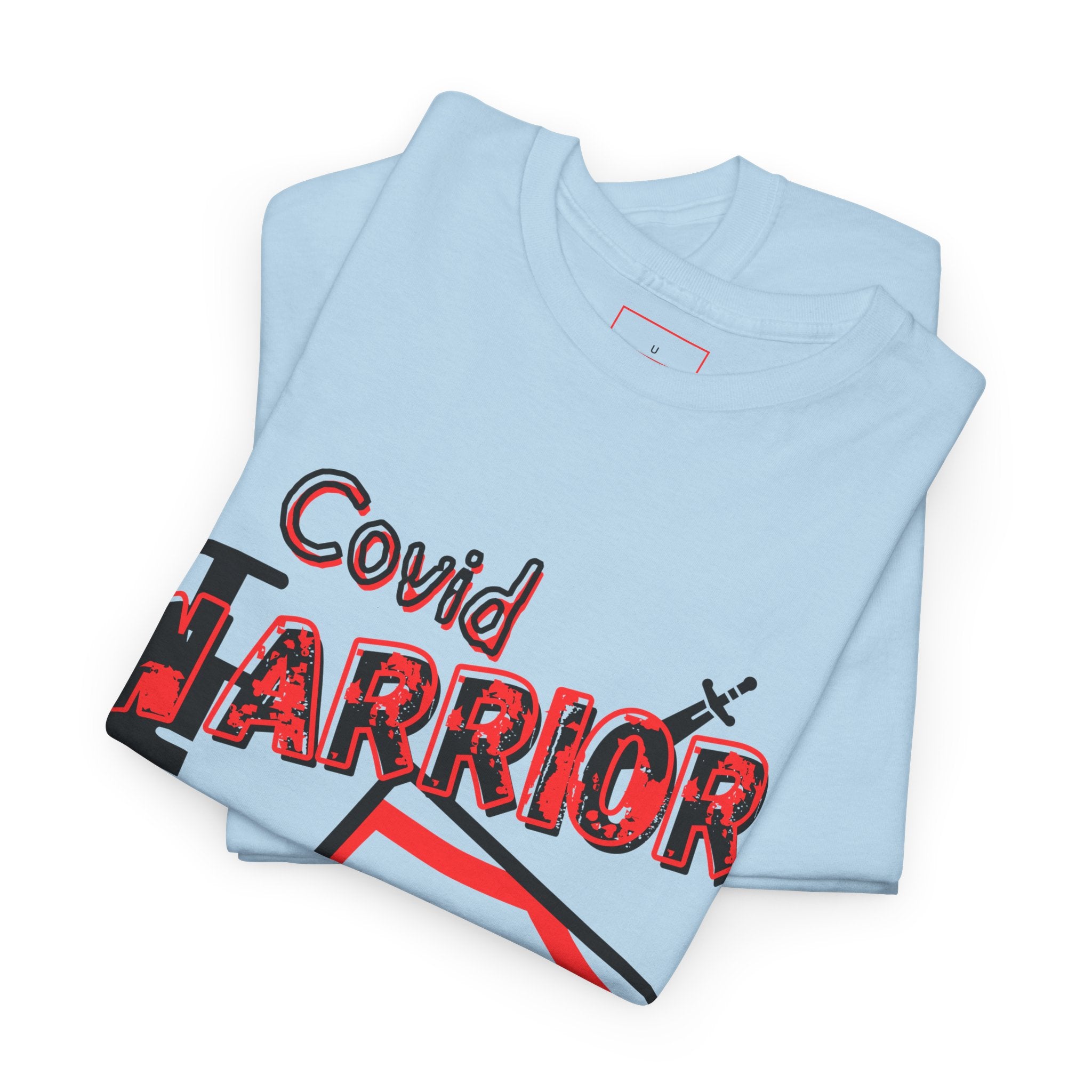 COVID Warrior Medical Staff T-Shirt(Red|Black) | Casual Medical T-Shirt| Nursing Tee | EMT Casual Shirt |