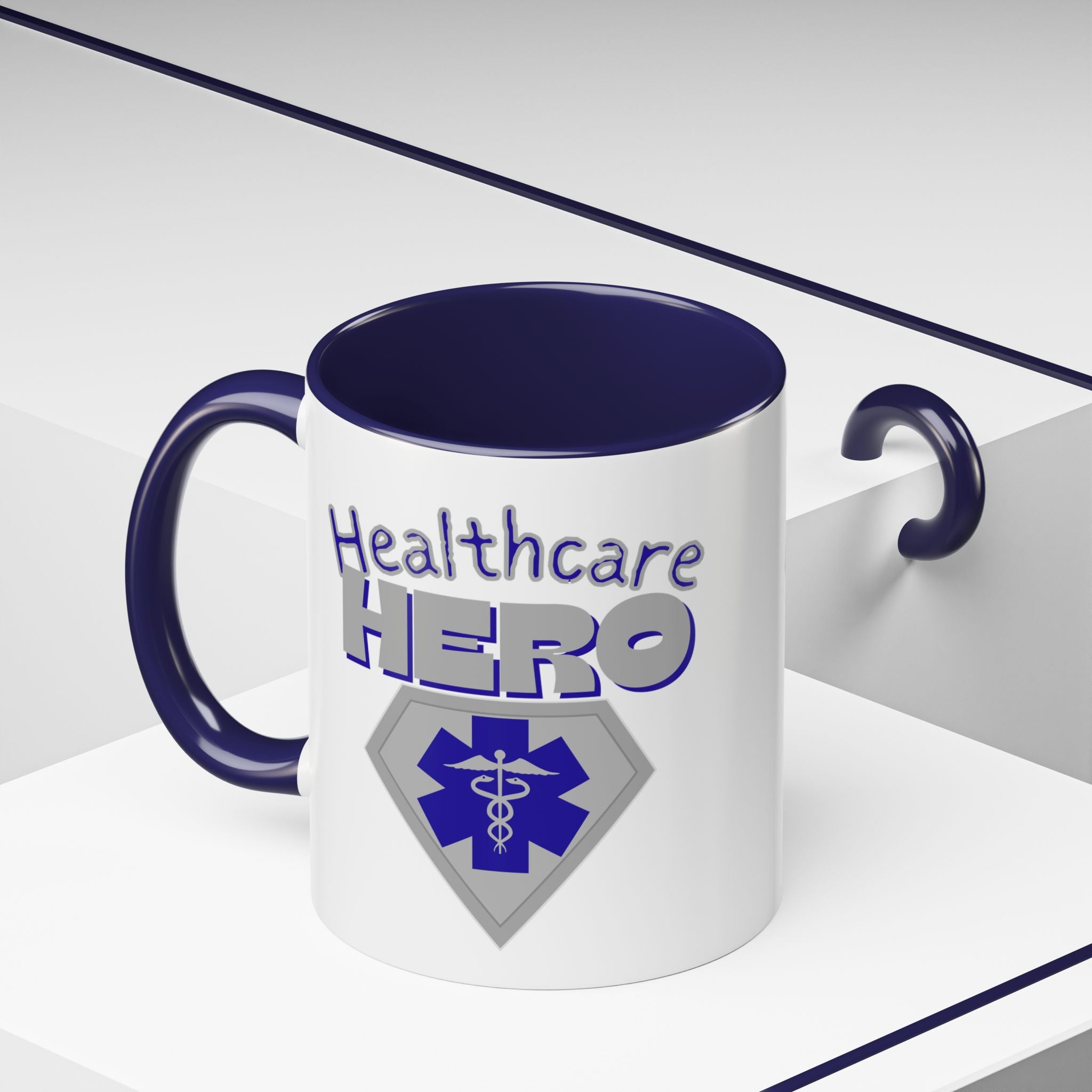 Healthcare Hero Coffee Mug | EMS Accent Mug (11/15oz)| Work Mug For Medical Workers|