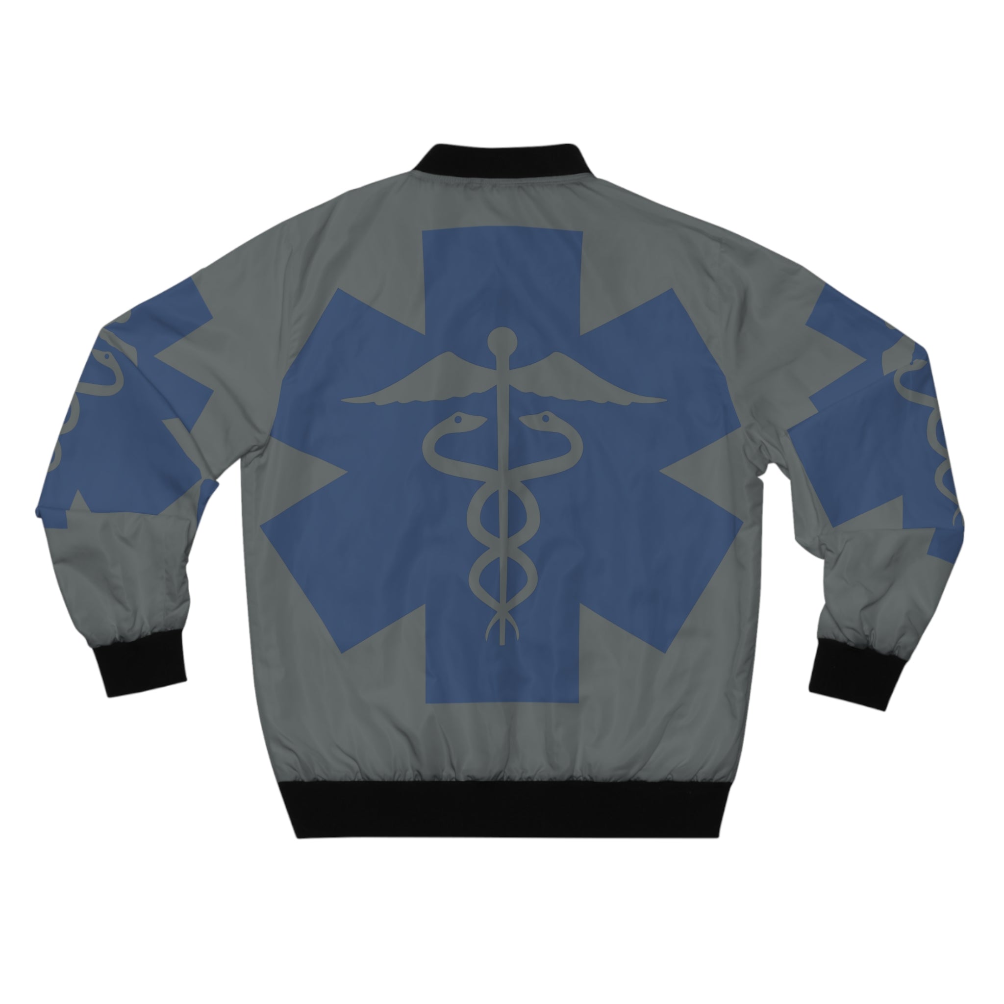 Chill Nurse Dude Medical Bomber Jacket(Blue|White|Grey) | Cool EMT Jacket|Healthcare Jacket for Men| Mens Nurse Jacket|Nurse For Him |