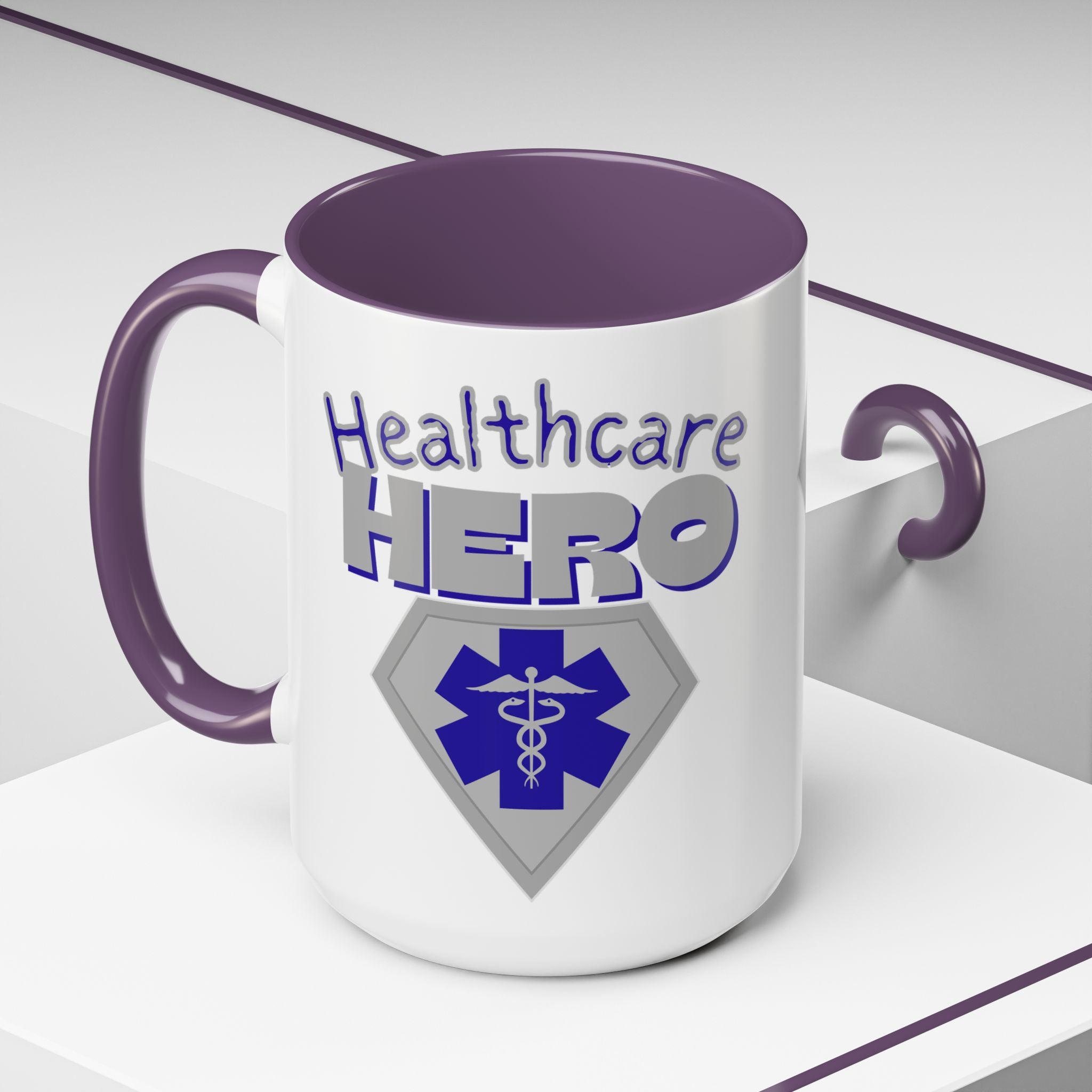 Healthcare Hero Coffee Mug | EMS Accent Mug (11/15oz)| Work Mug For Medical Workers|